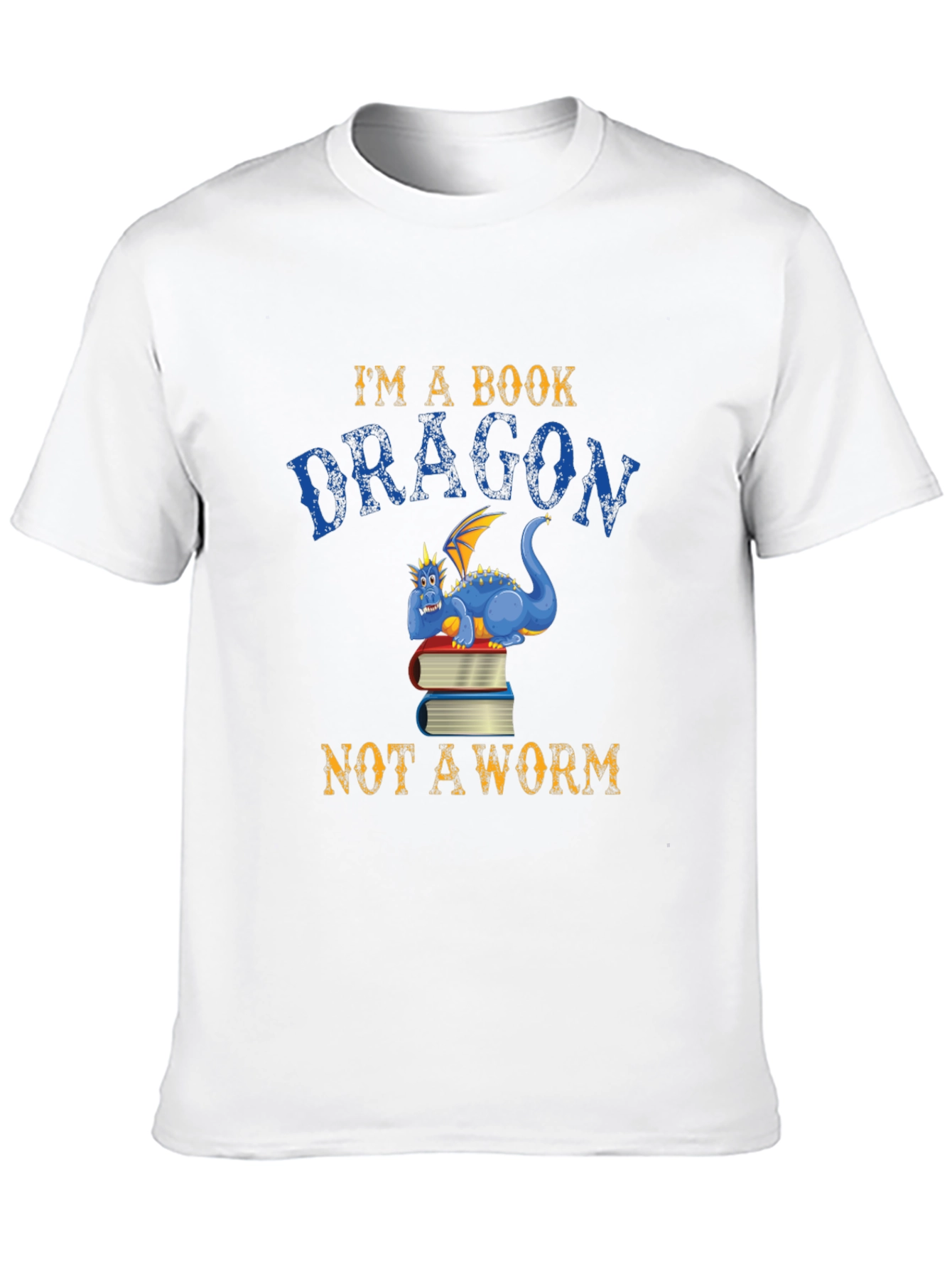 Book Dragon T-Shirt - Reader Graphic Tee