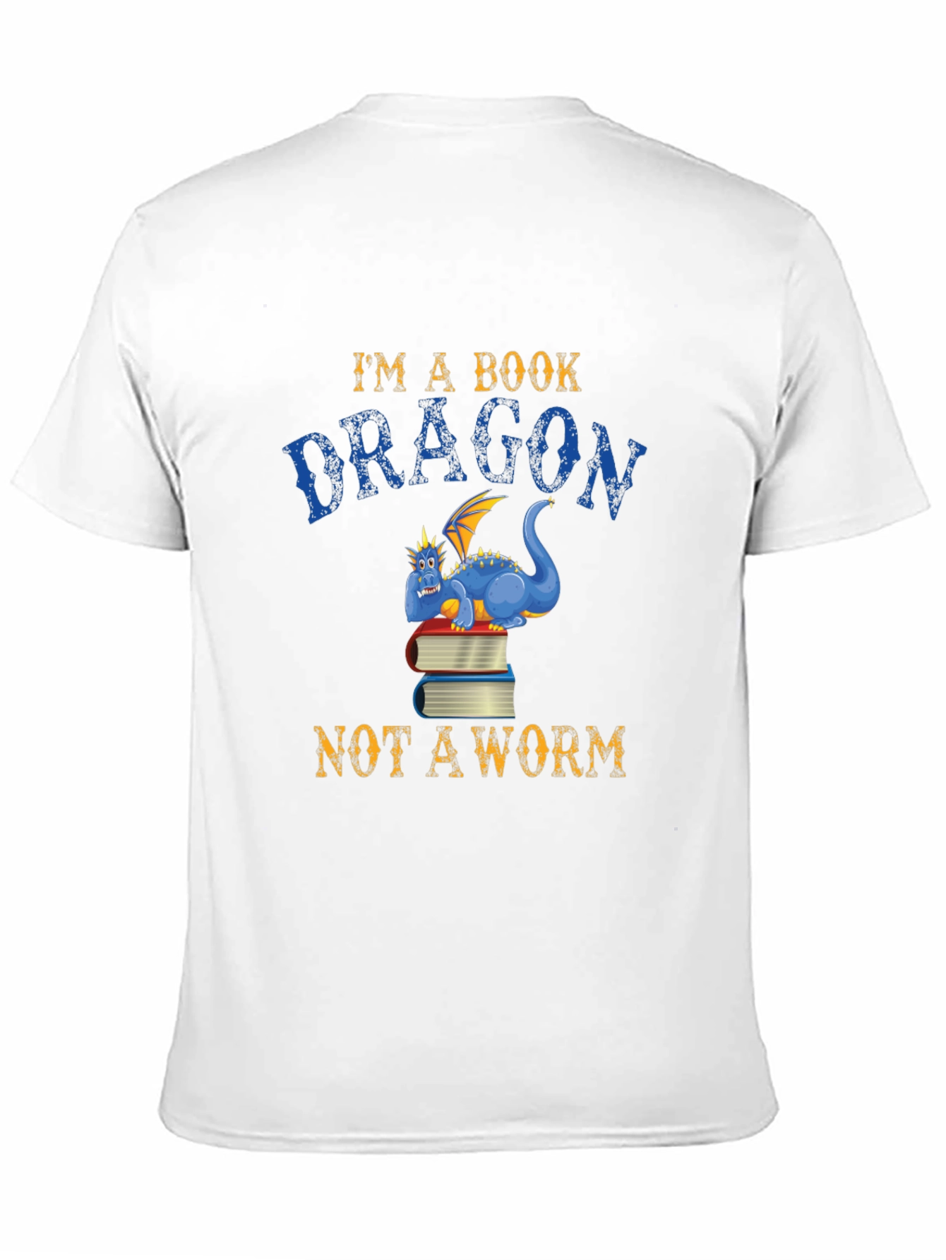 Book Dragon T-Shirt - Reader Graphic Tee