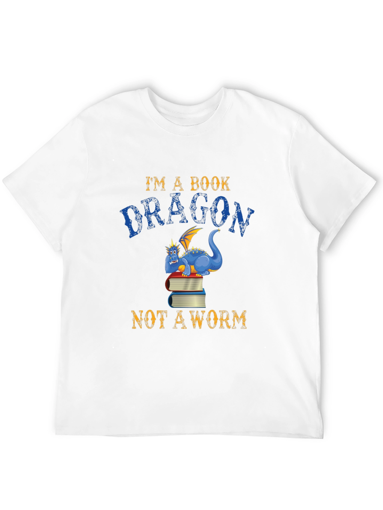 Book Dragon T-Shirt - Reader Graphic Tee