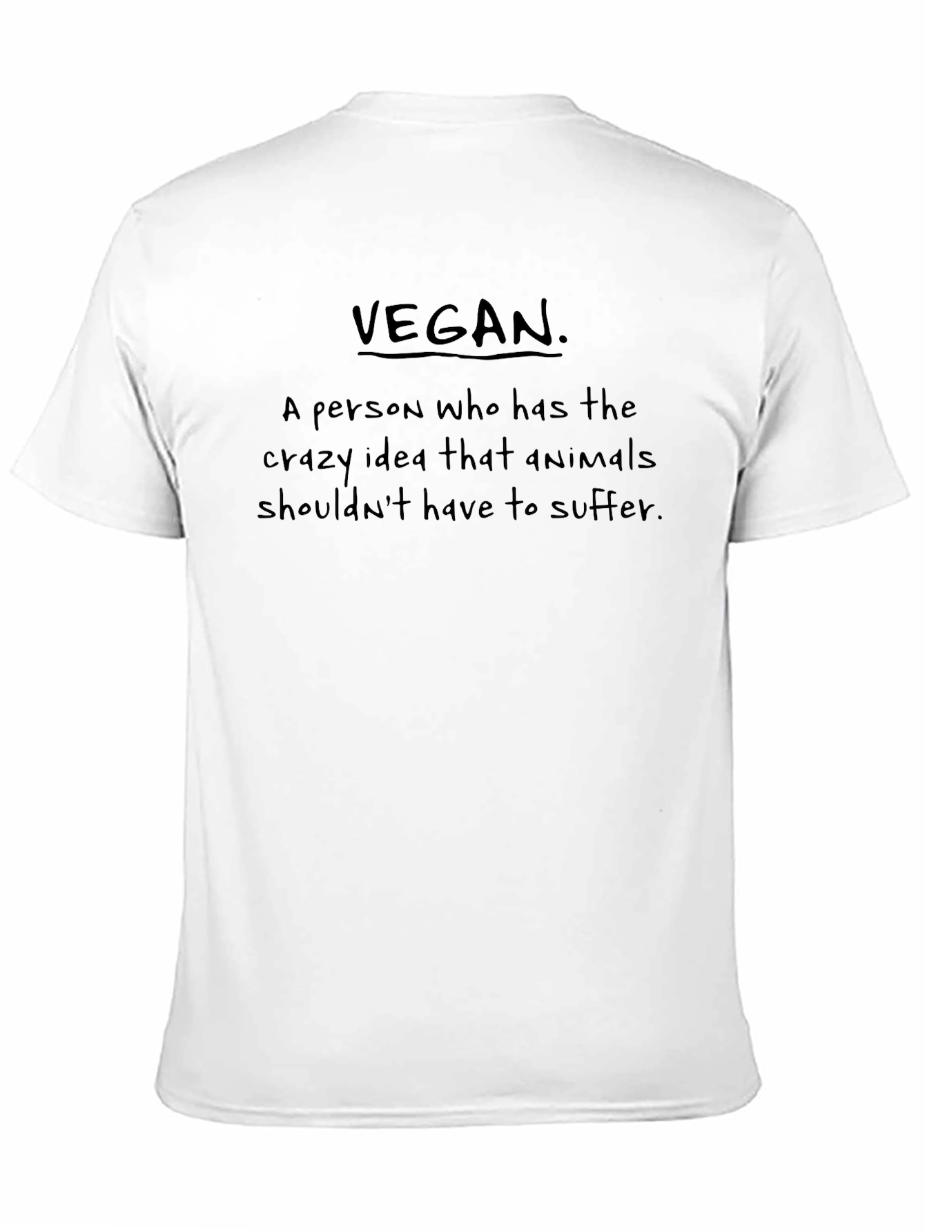 Vegan Definition T-Shirt - Animal Rights Tee