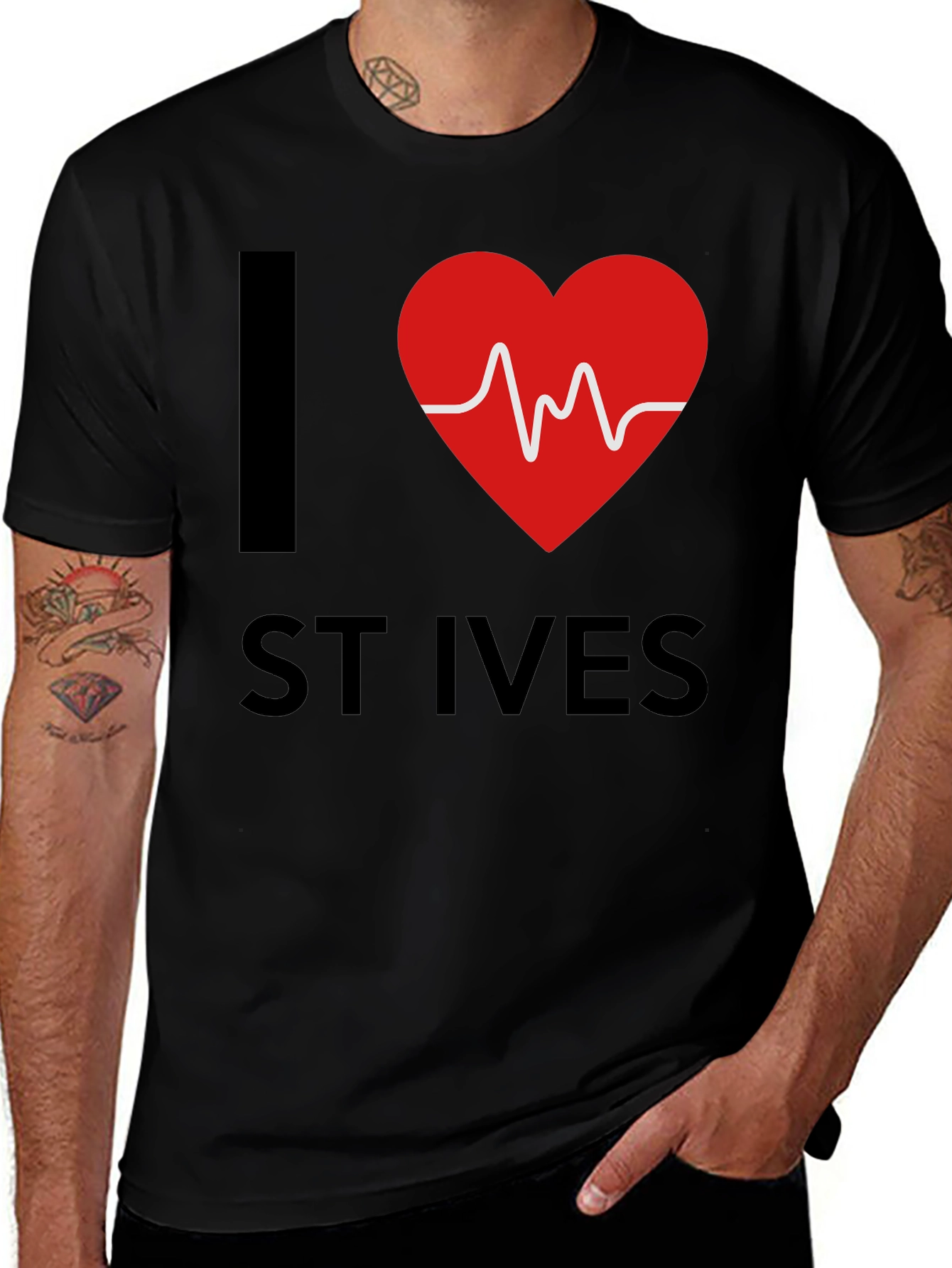 I Heart St Ives T-Shirt - Stylish Graphic Tee