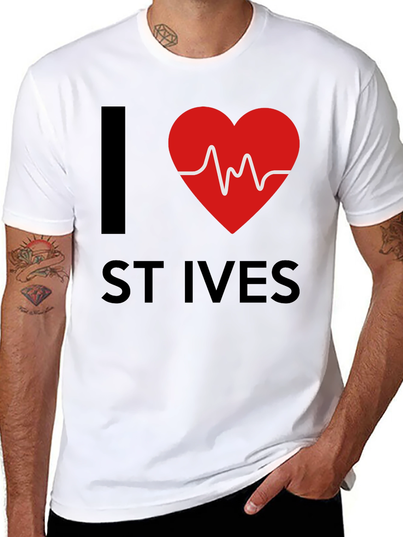 I Heart St Ives T-Shirt - Stylish Graphic Tee