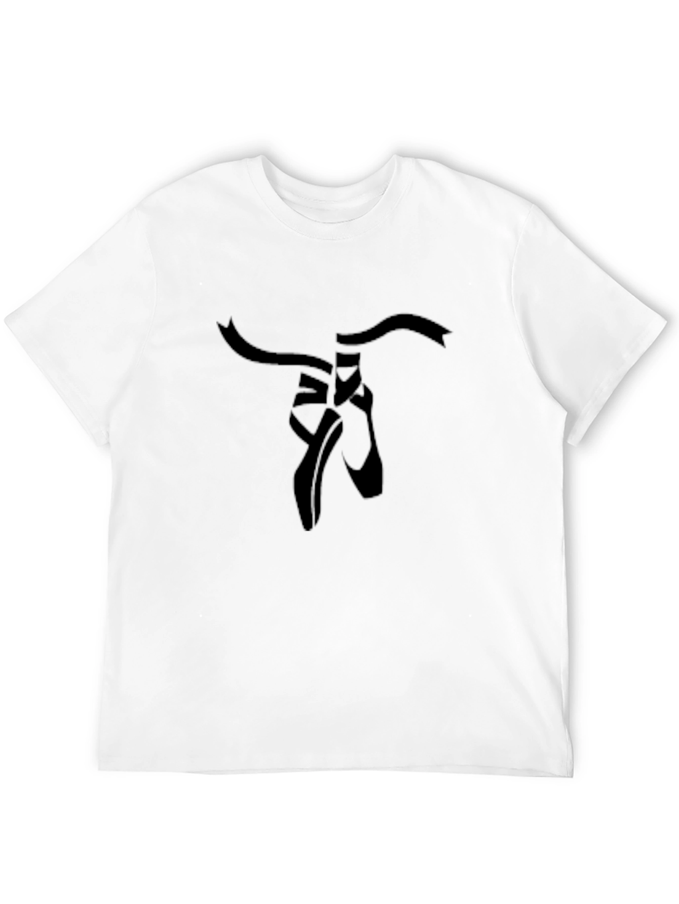 Ballet Shoe Tee - Dancers Black T-Shirt