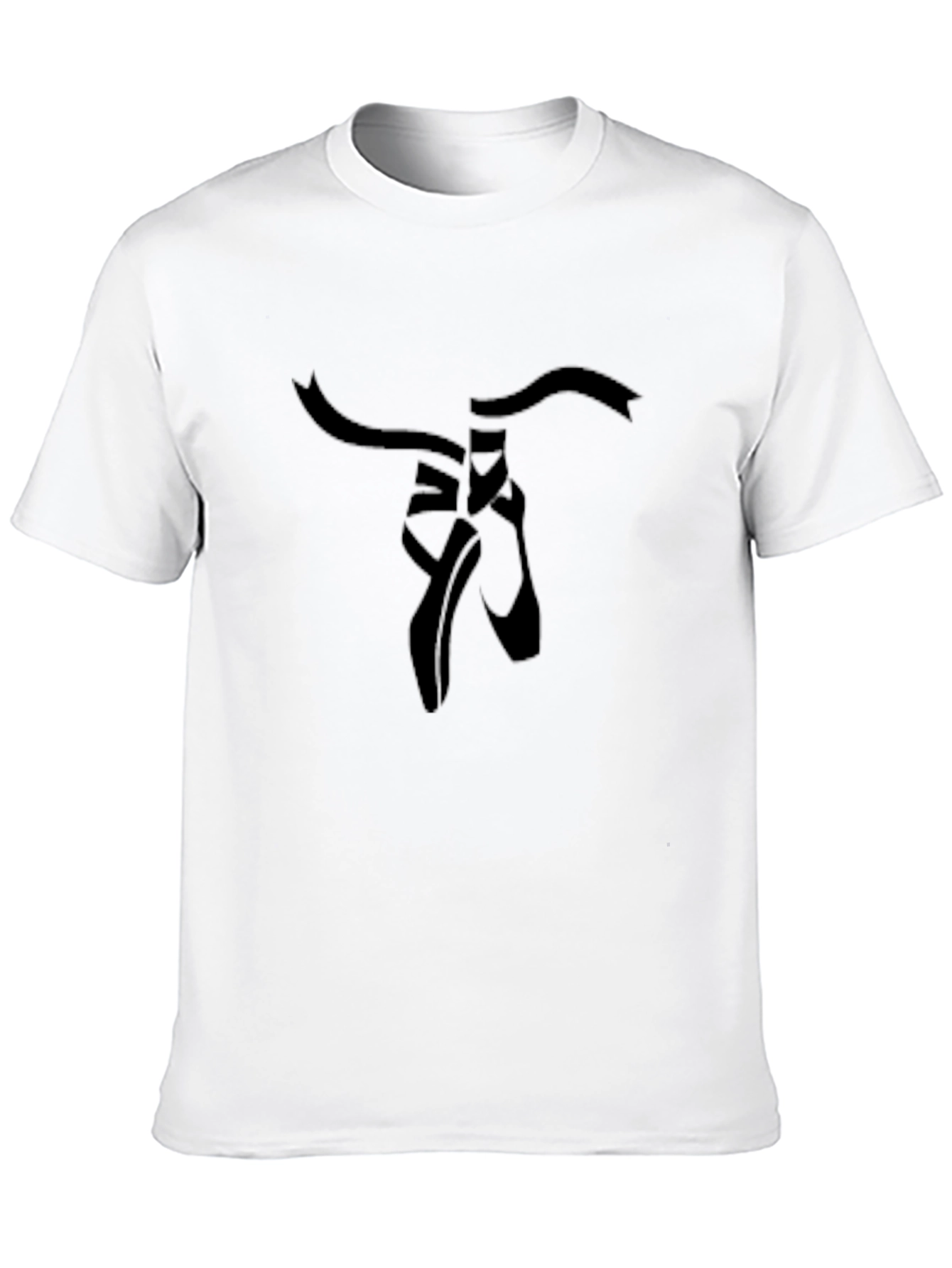Ballet Shoe Tee - Dancers Black T-Shirt