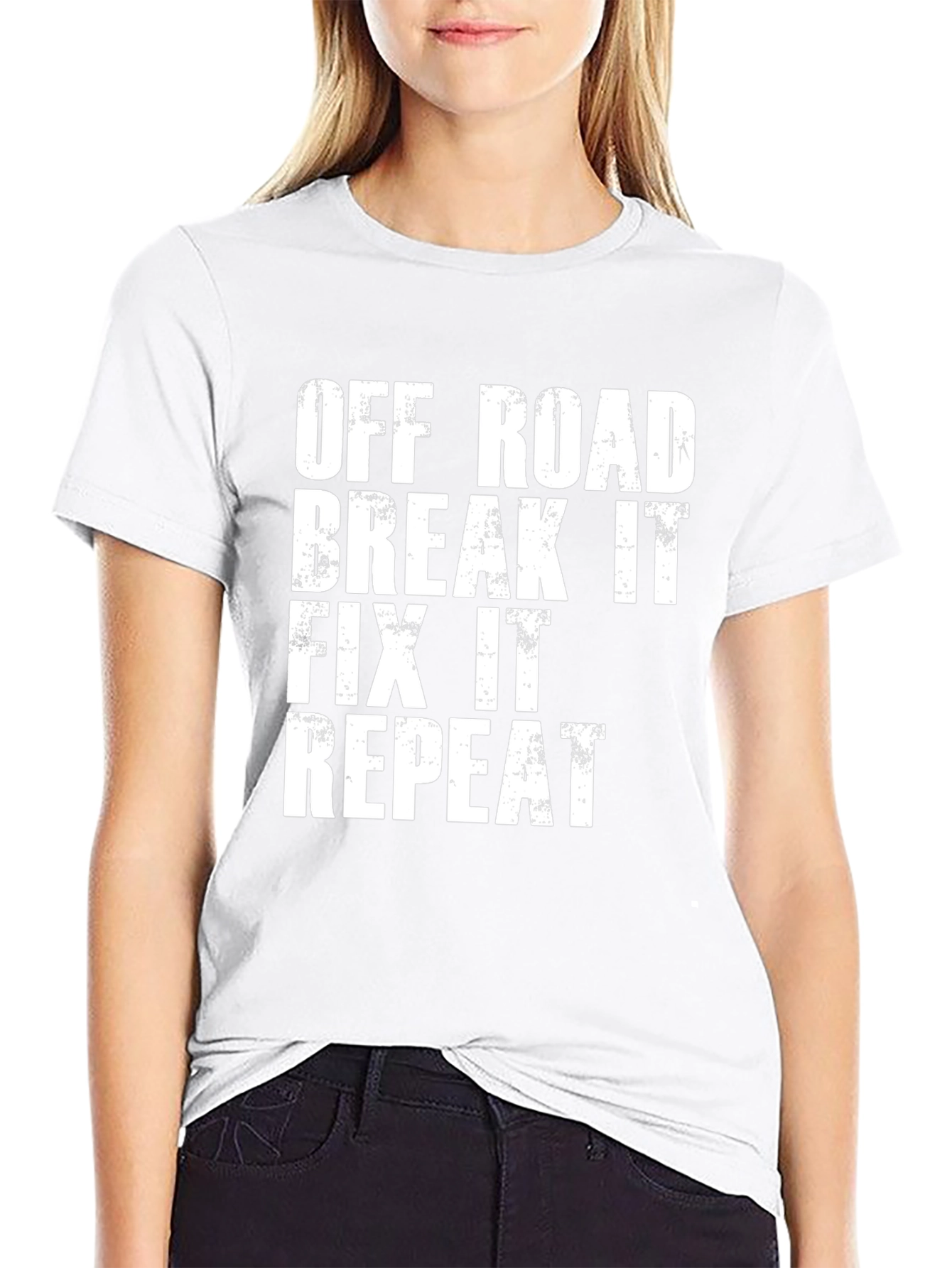 Off Road Break It Fix It Repeat Graphic T-Shirt