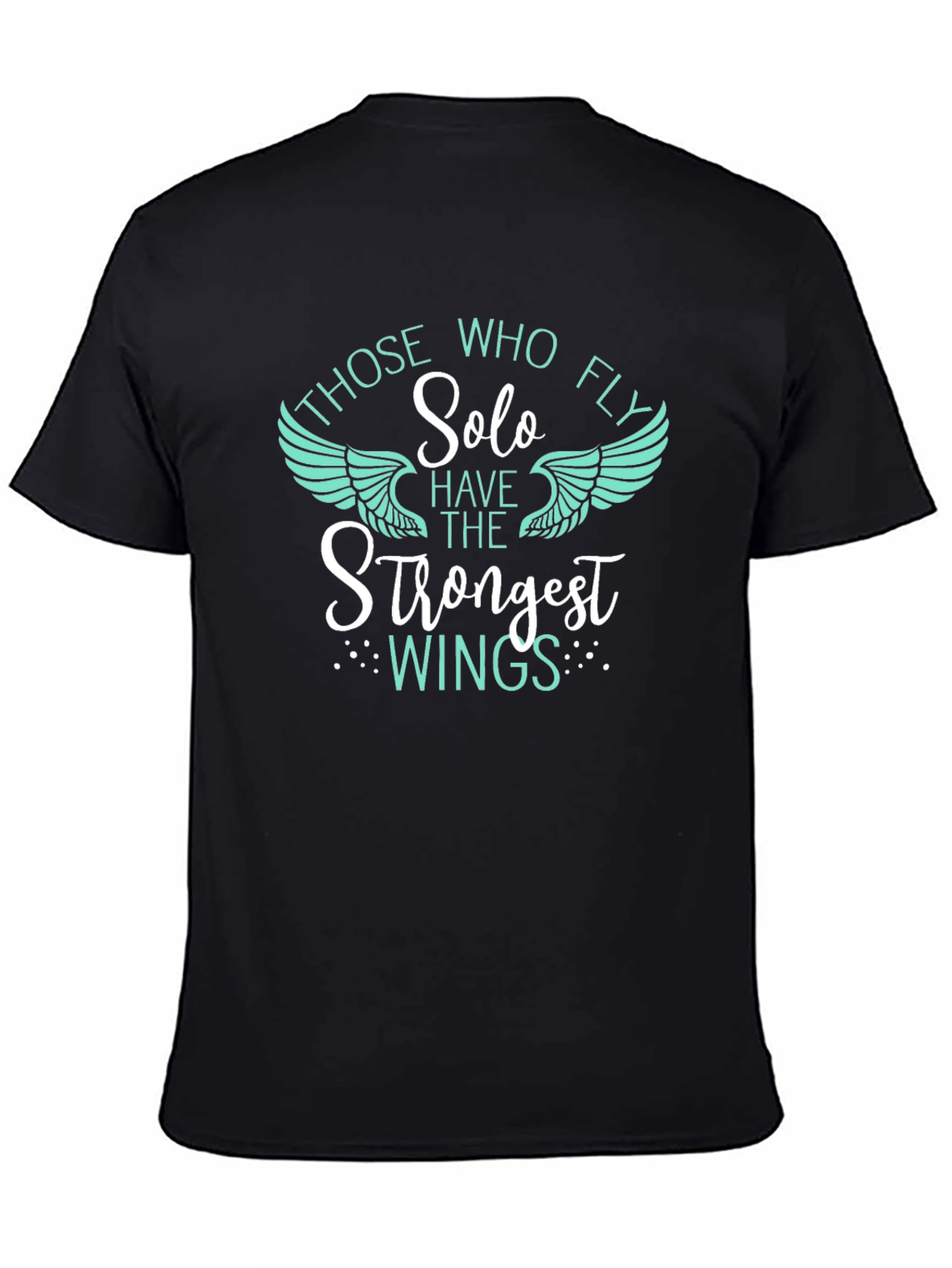 Solo Fly Wings Graphic Tee - Black