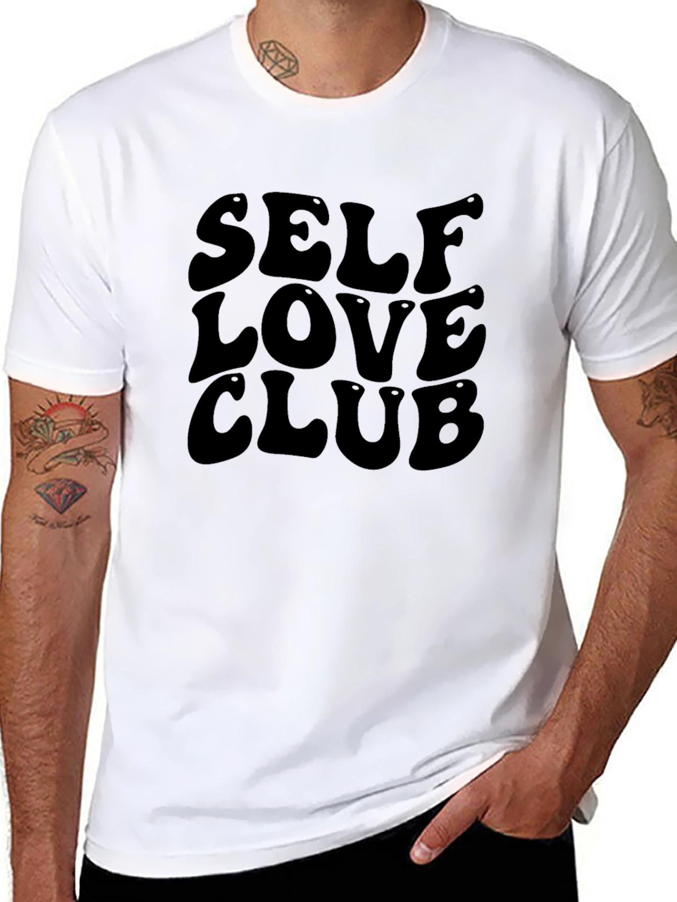 Self Love Club T-Shirt - Trendy Graphic Tee