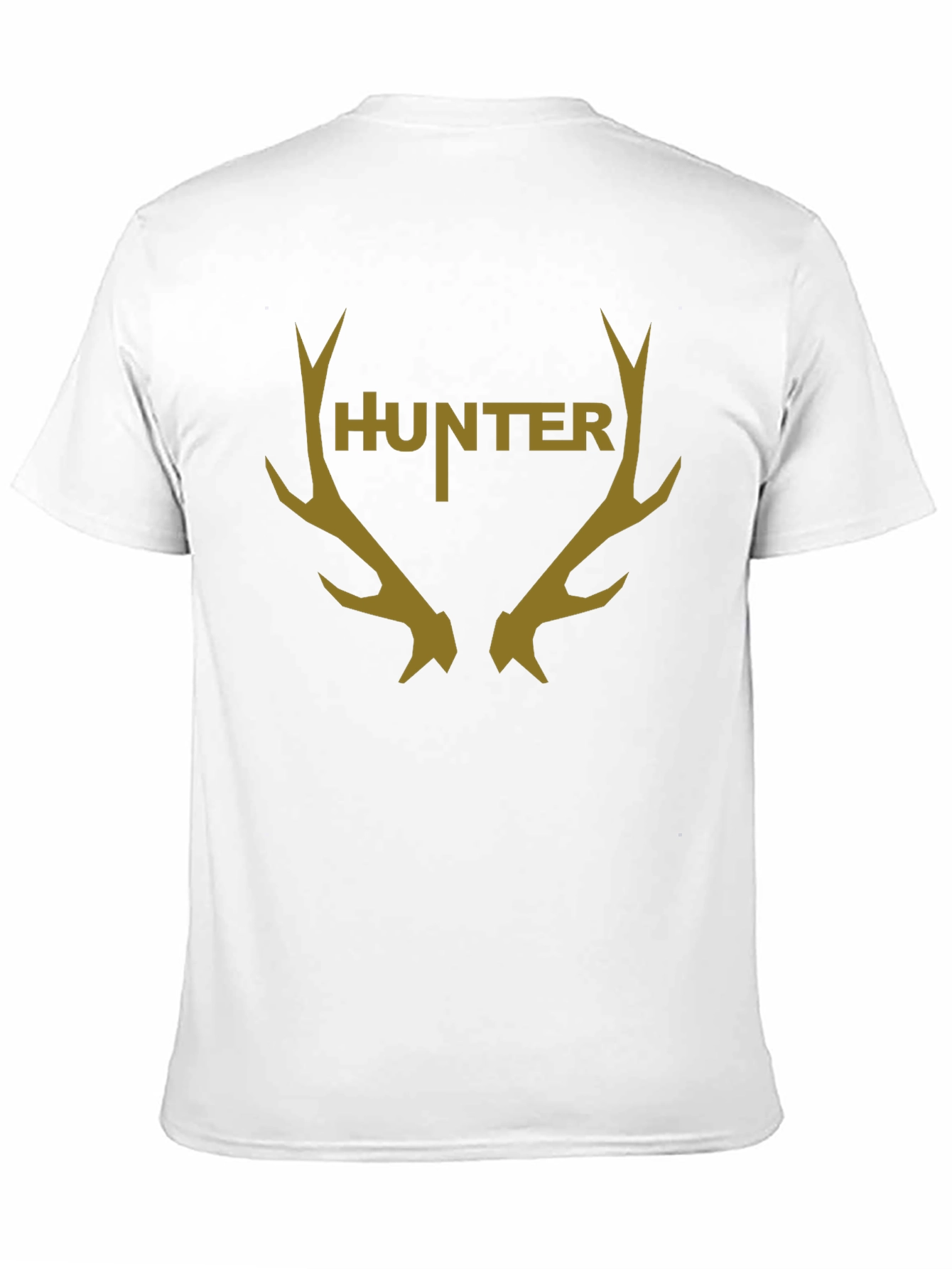 Hunter Antler Graphic Black T-Shirt