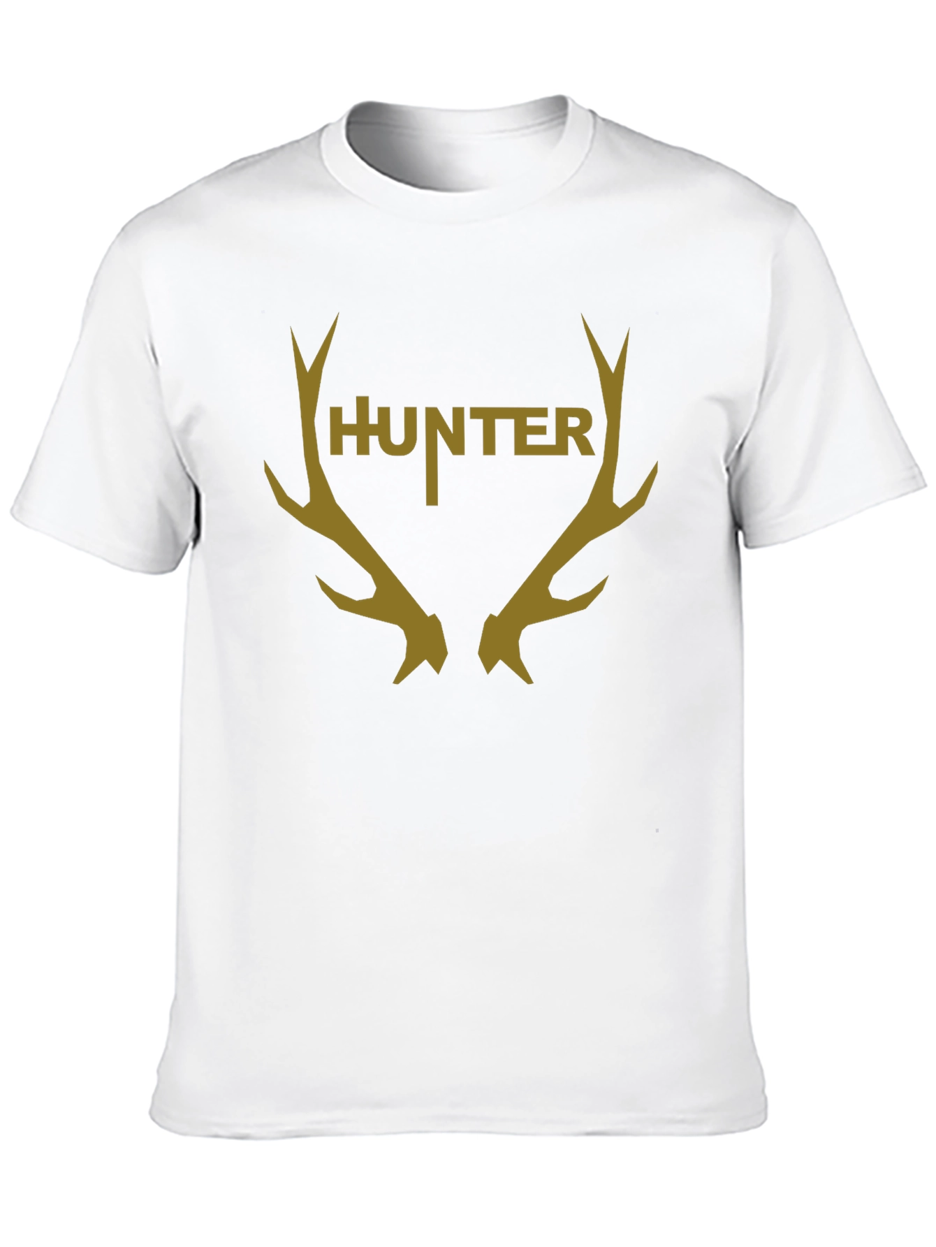 Hunter Antler Graphic Black T-Shirt