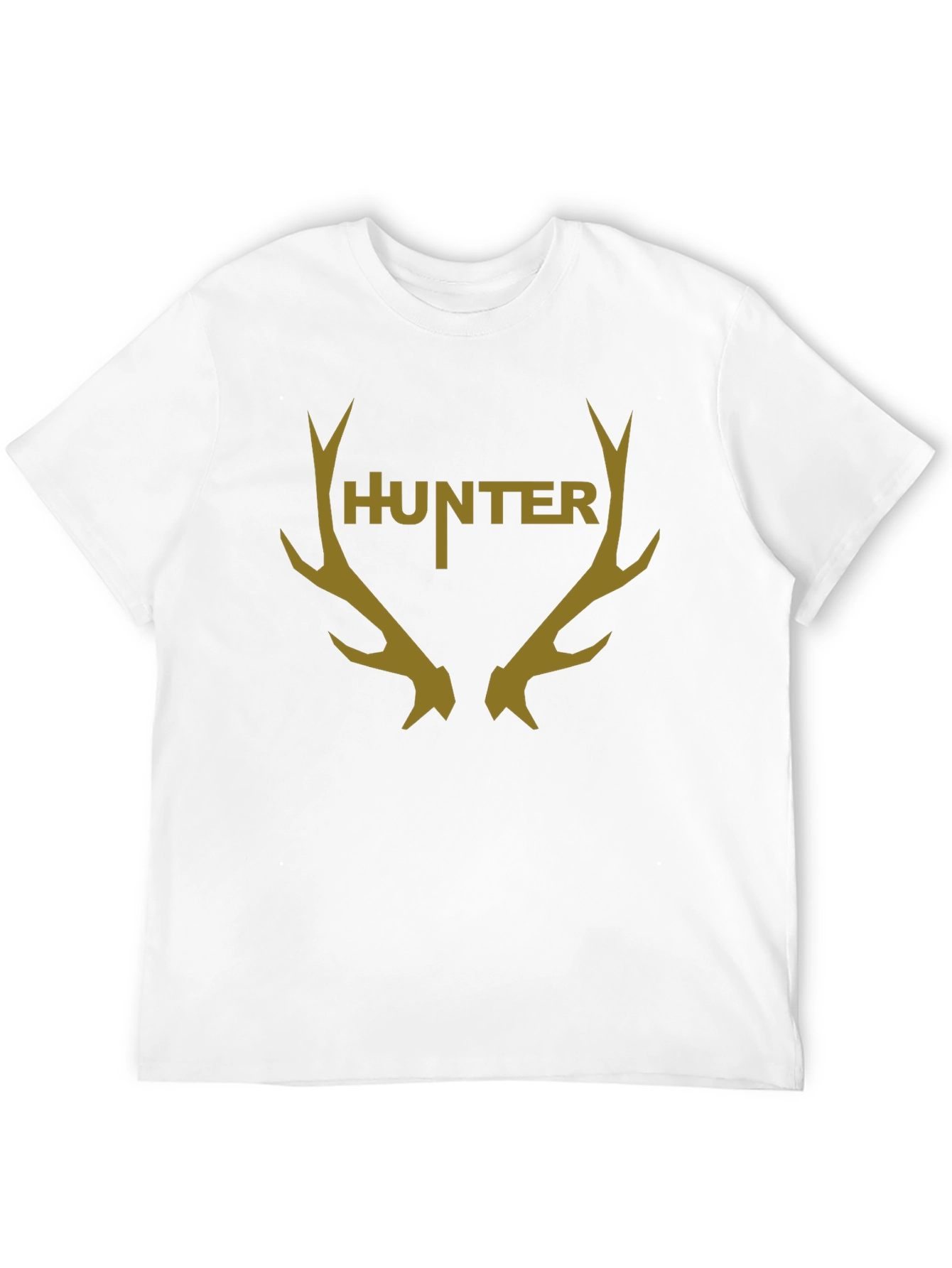Hunter Antler Graphic Black T-Shirt
