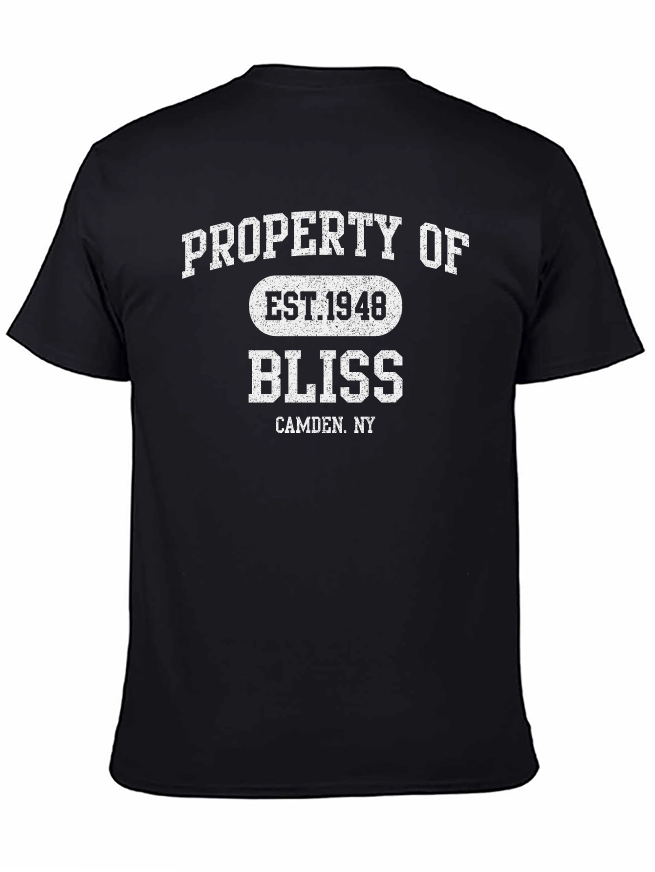 Property Of Bliss 1948 Black T-Shirt