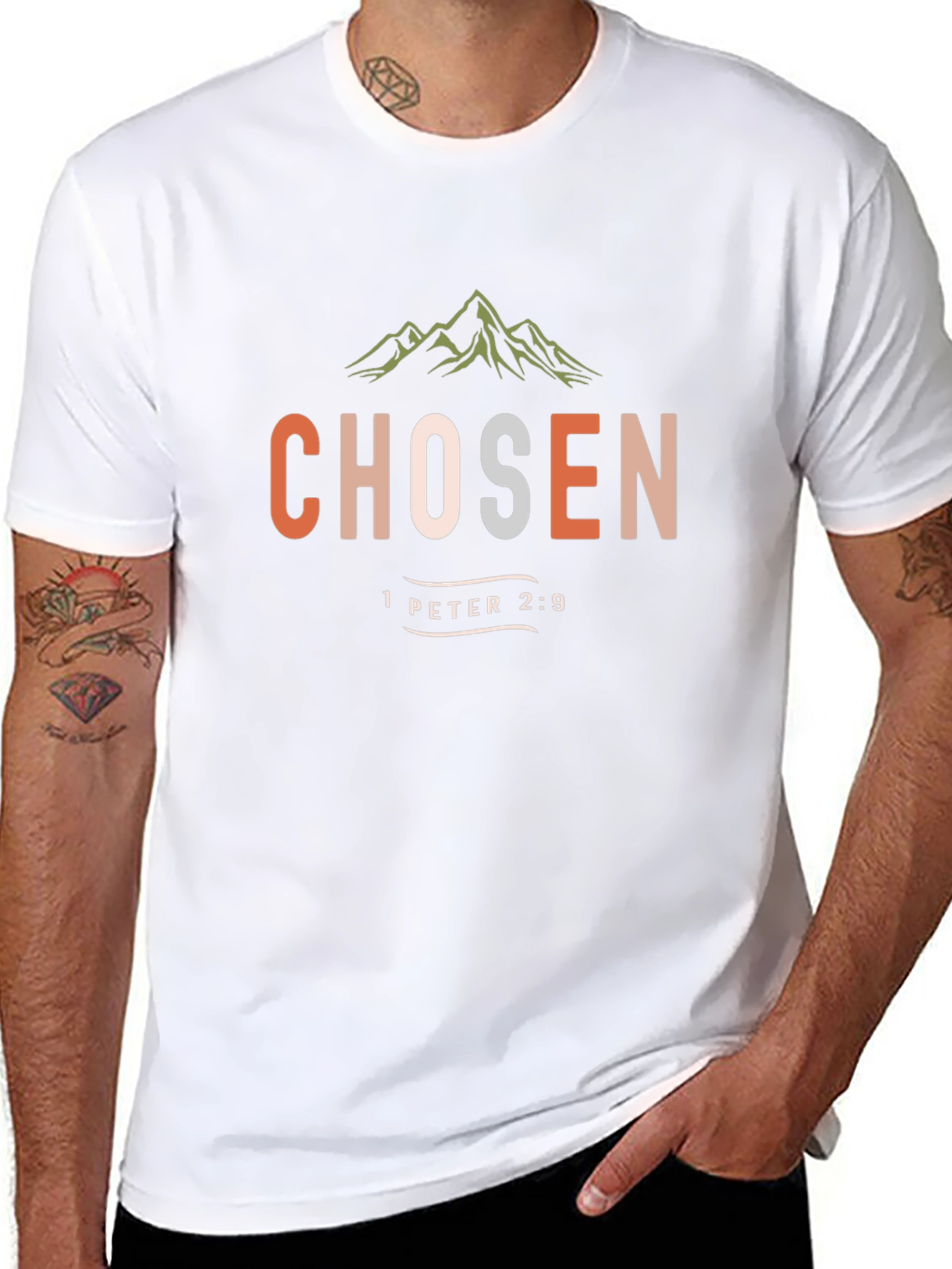 Chosen 1 Peter 2:9 Graphic Tee