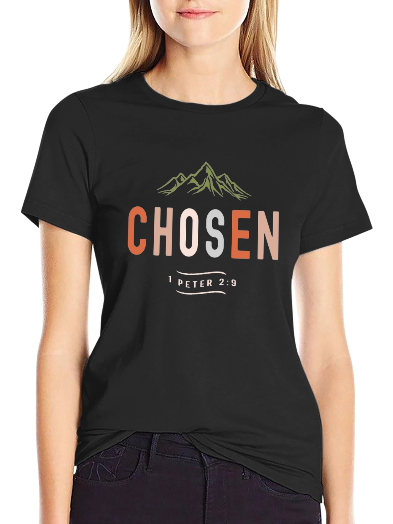 Chosen 1 Peter 2:9 Graphic Tee