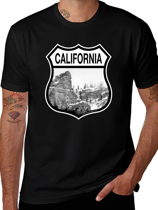 California Graphic T-Shirt - Black
