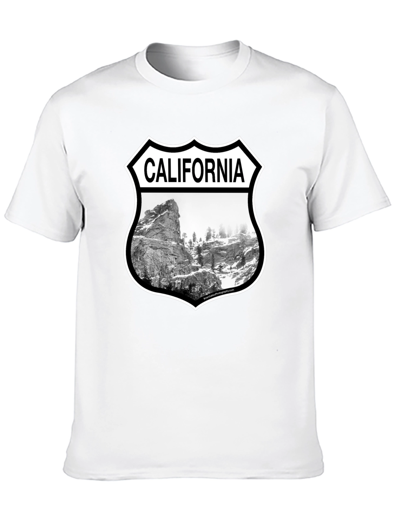 California Graphic T-Shirt - Black