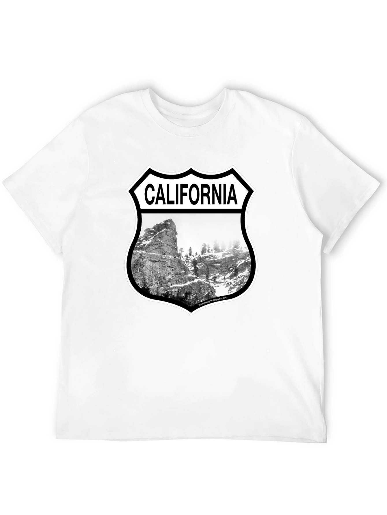 California Graphic T-Shirt - Black