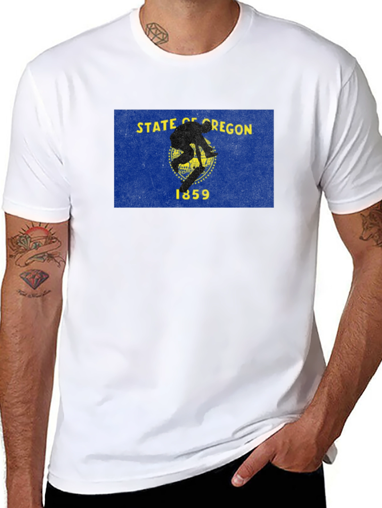 Oregon State Flag Graphic T-Shirt