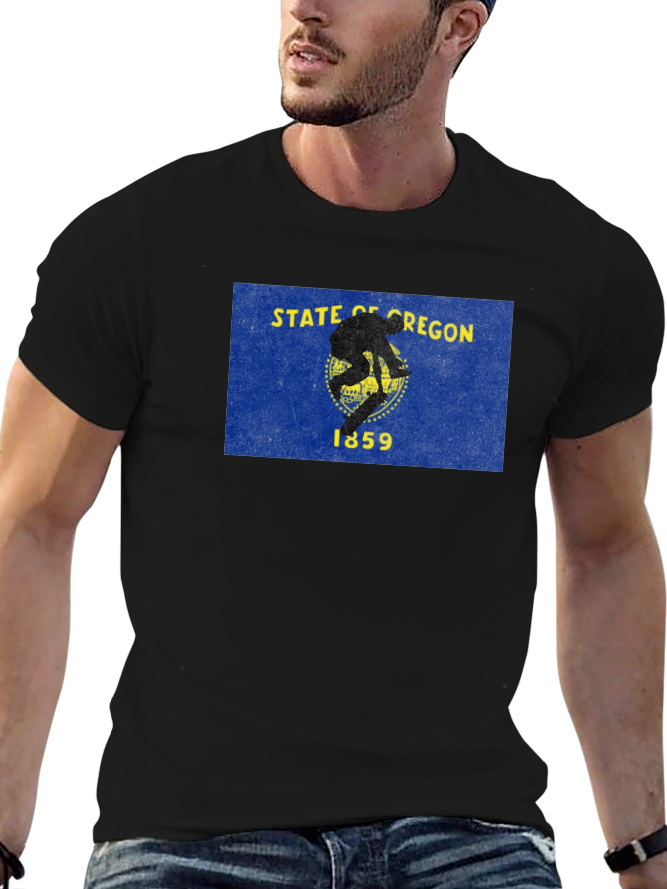 Oregon State Flag Graphic T-Shirt