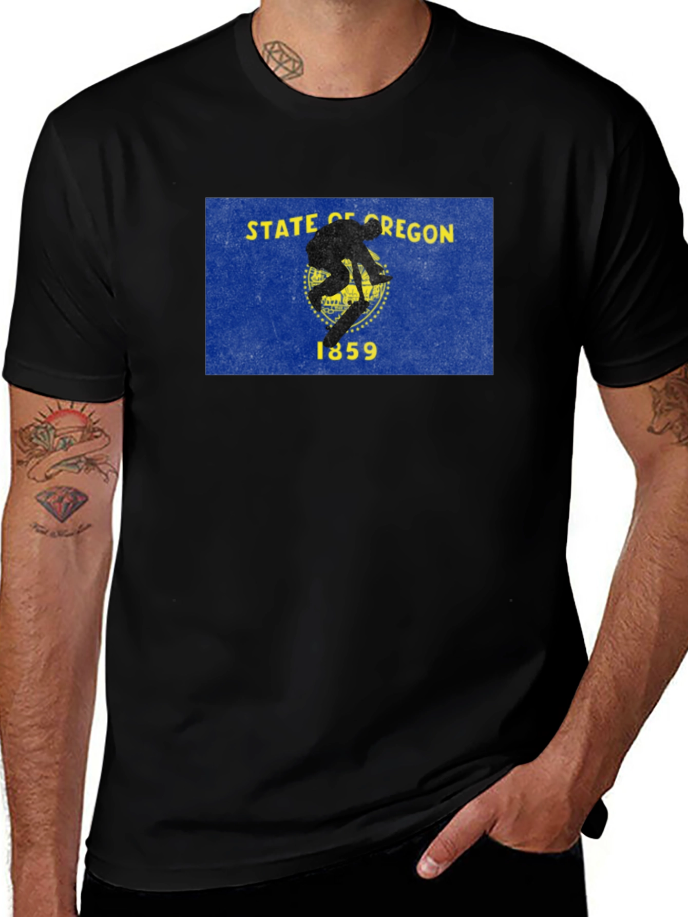 Oregon State Flag Graphic T-Shirt
