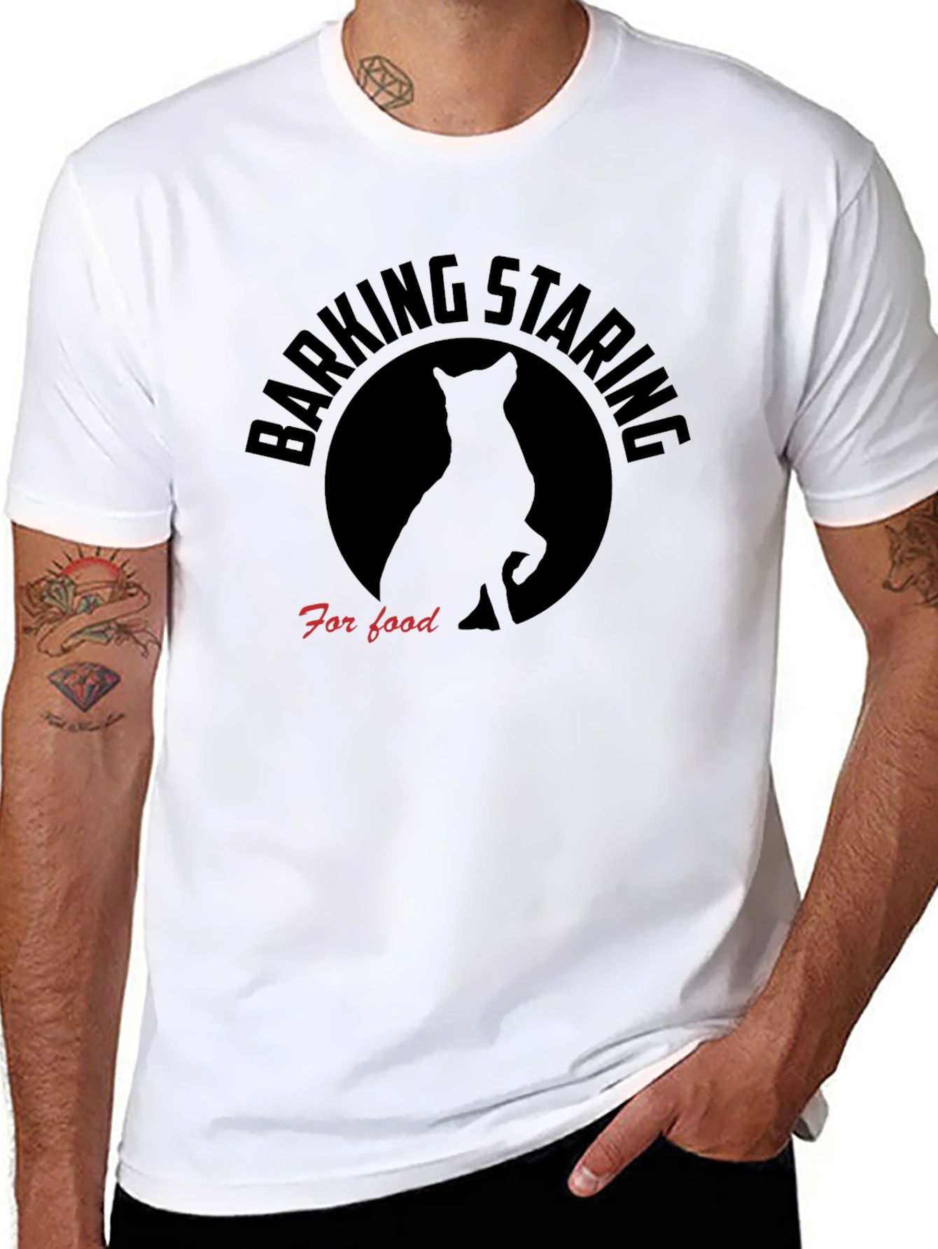 Barking Staring For Food T-Shirt