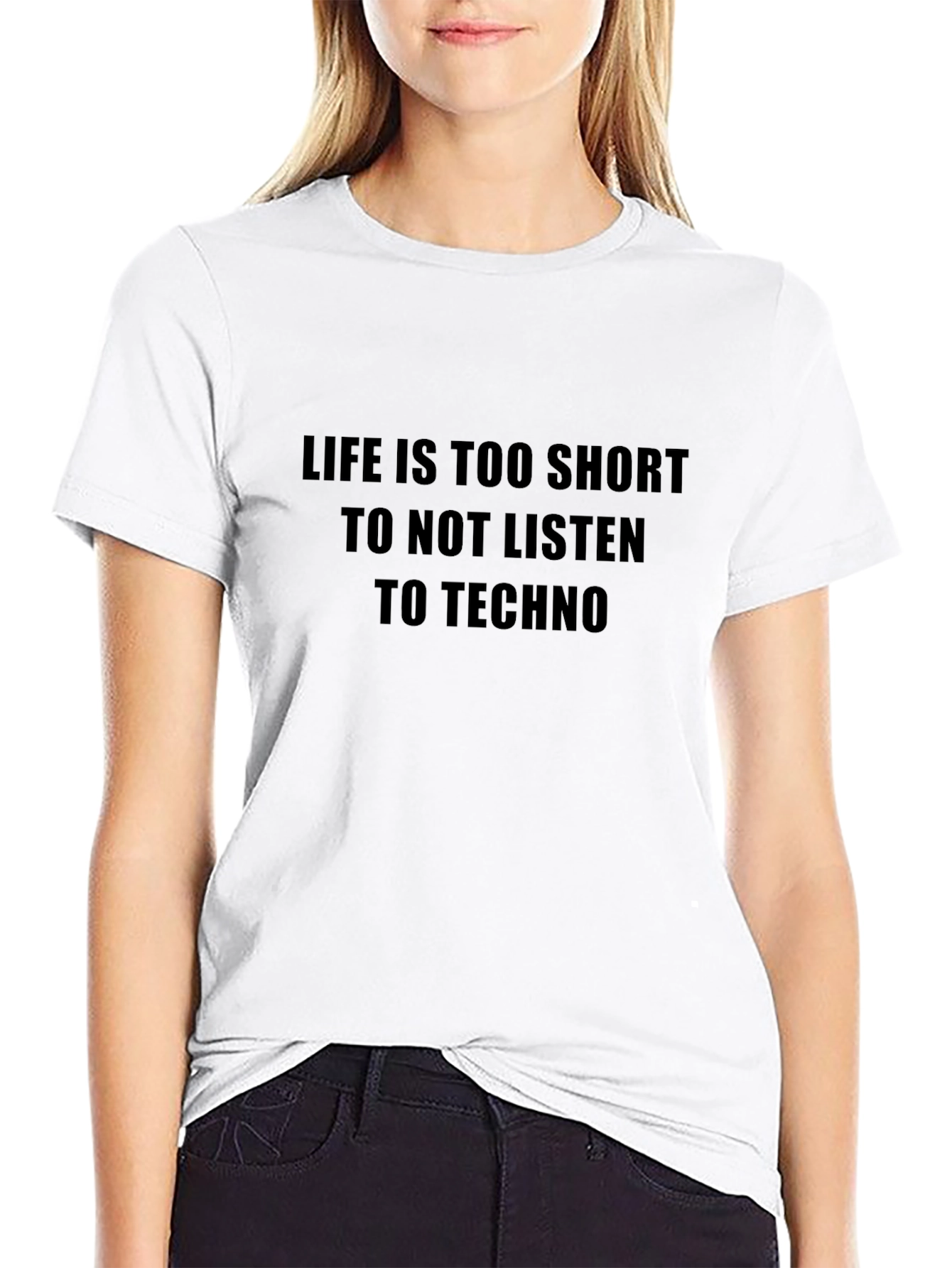Life Is Too Short Techno T-Shirt