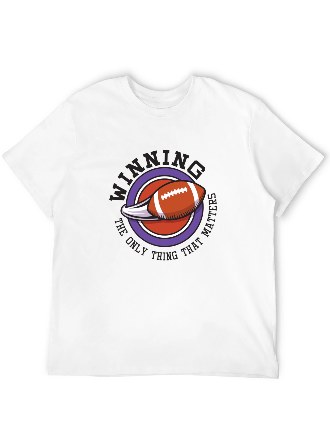 Winning Matters T-Shirt - Football Design