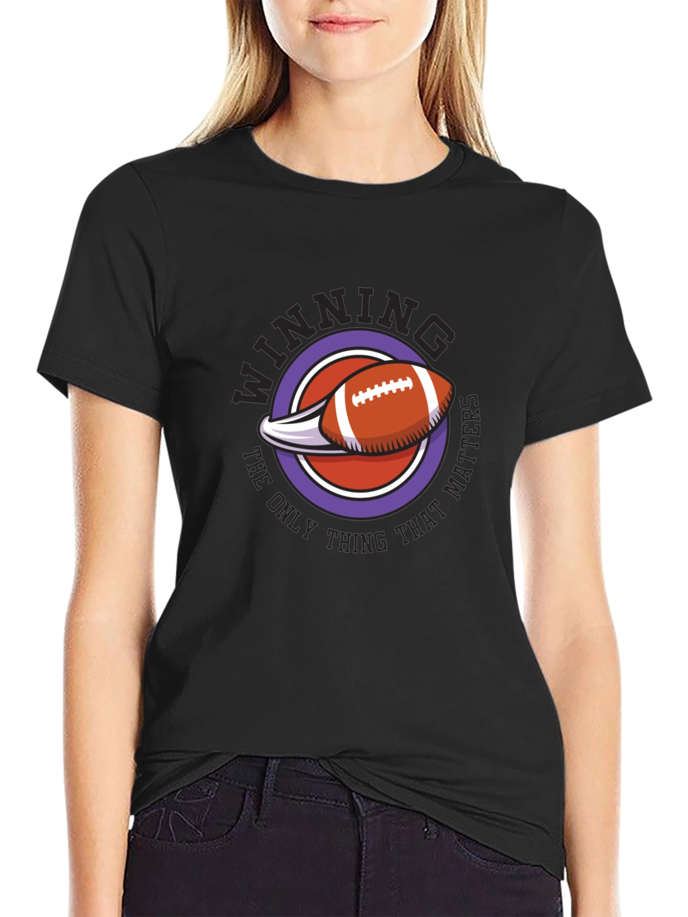 Winning Matters T-Shirt - Football Design