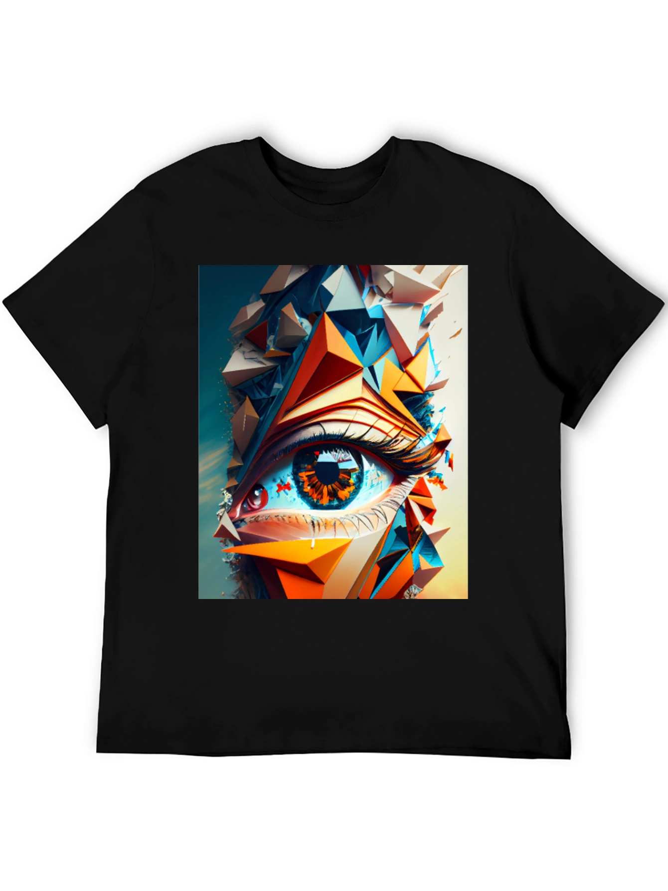 Abstract Eye Graphic T-Shirt
