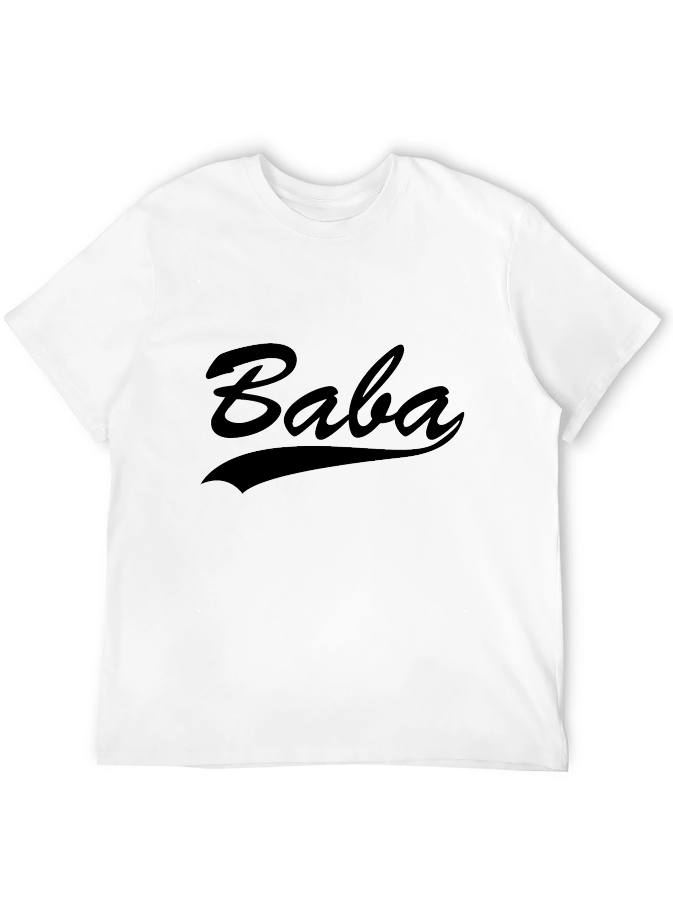 Baba Graphic Tee - Stylish Black T-Shirt