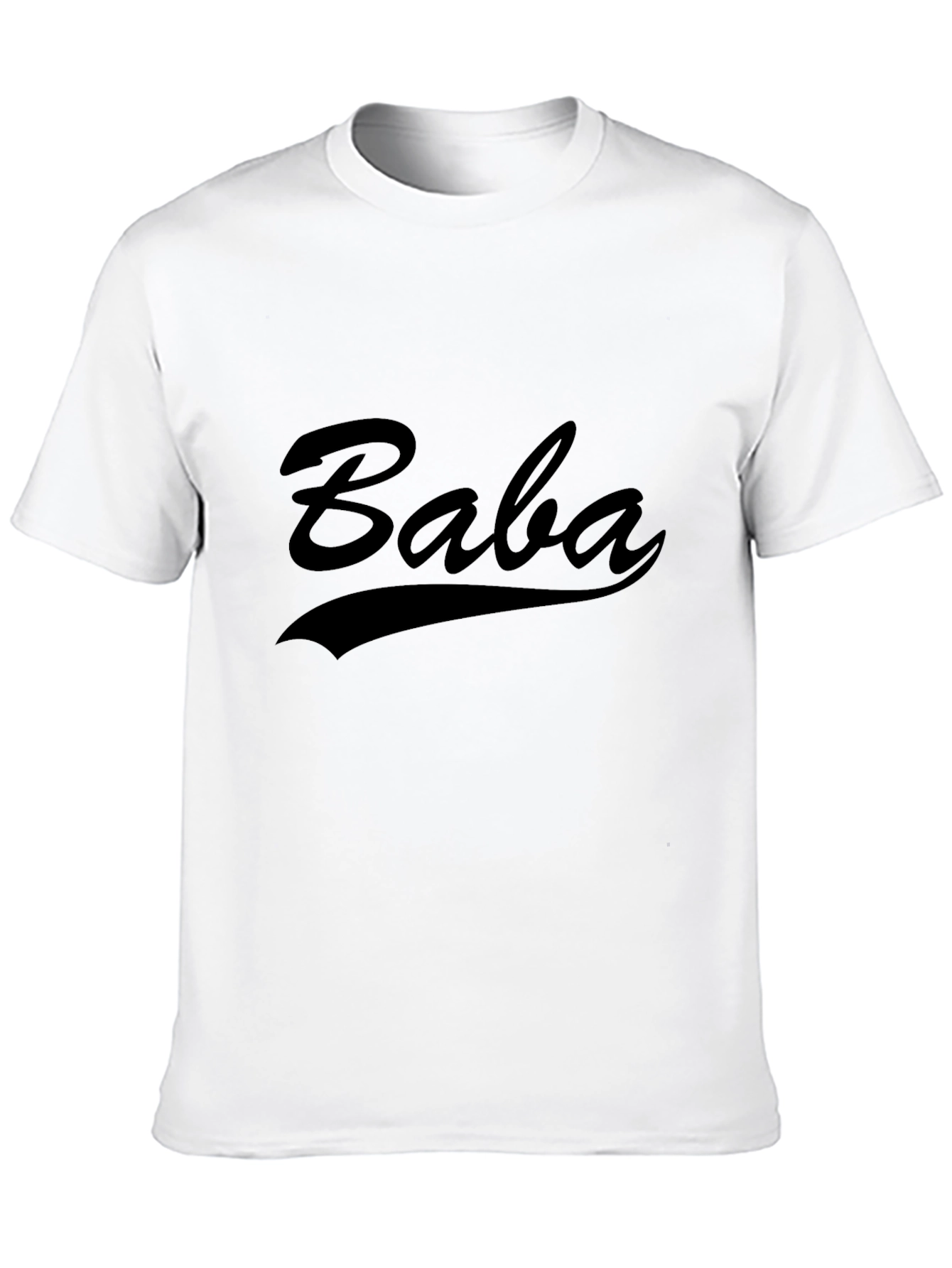 Baba Graphic Tee - Stylish Black T-Shirt