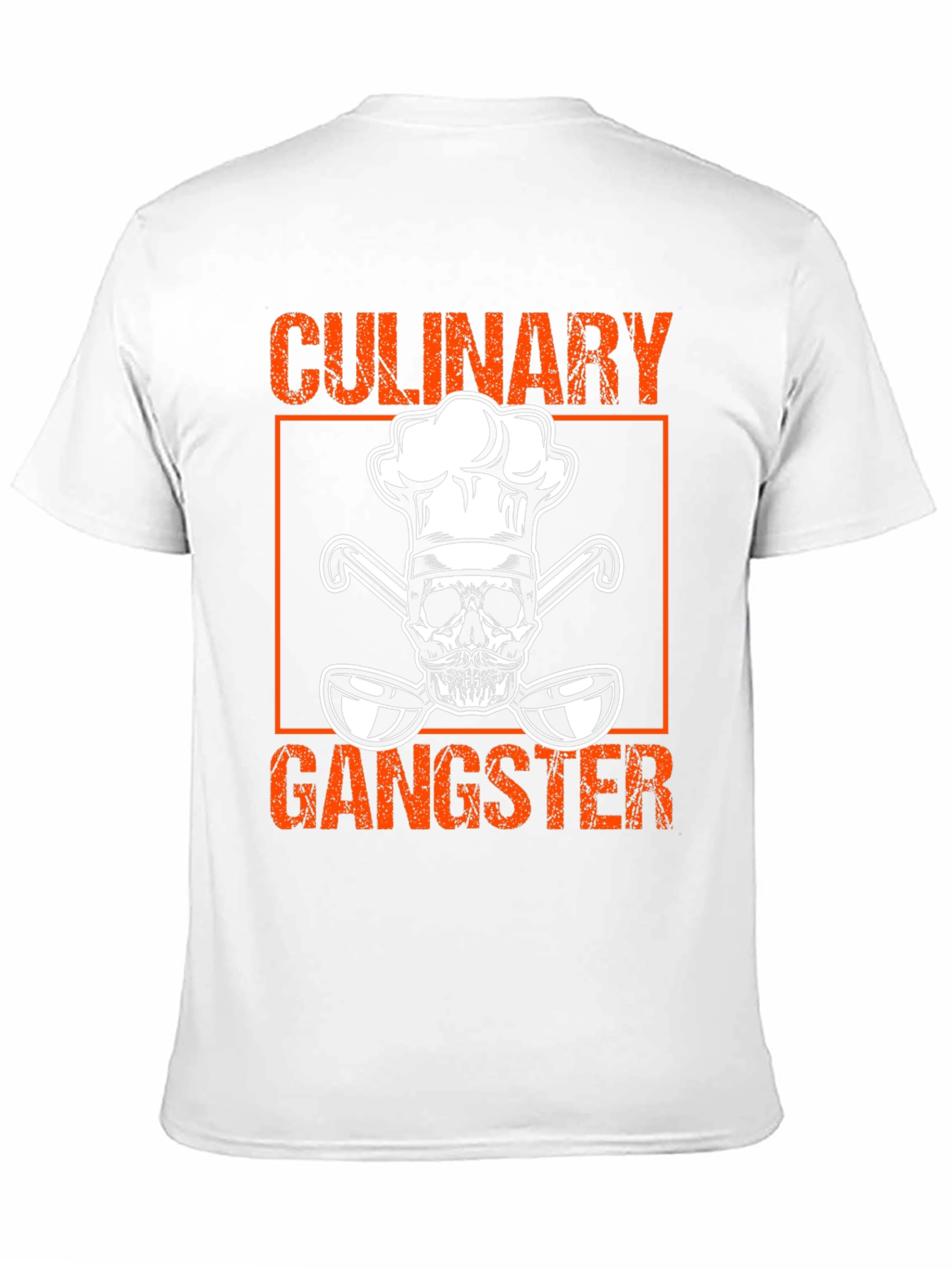 Culinary Gangster T-Shirt - Chef Skull Design