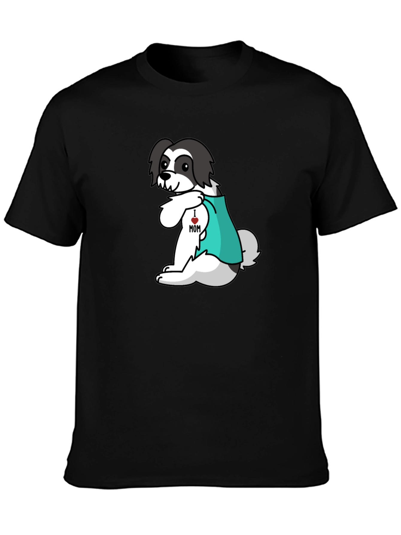 I Heart Mom Dog T-Shirt - Cute Puppy Tee
