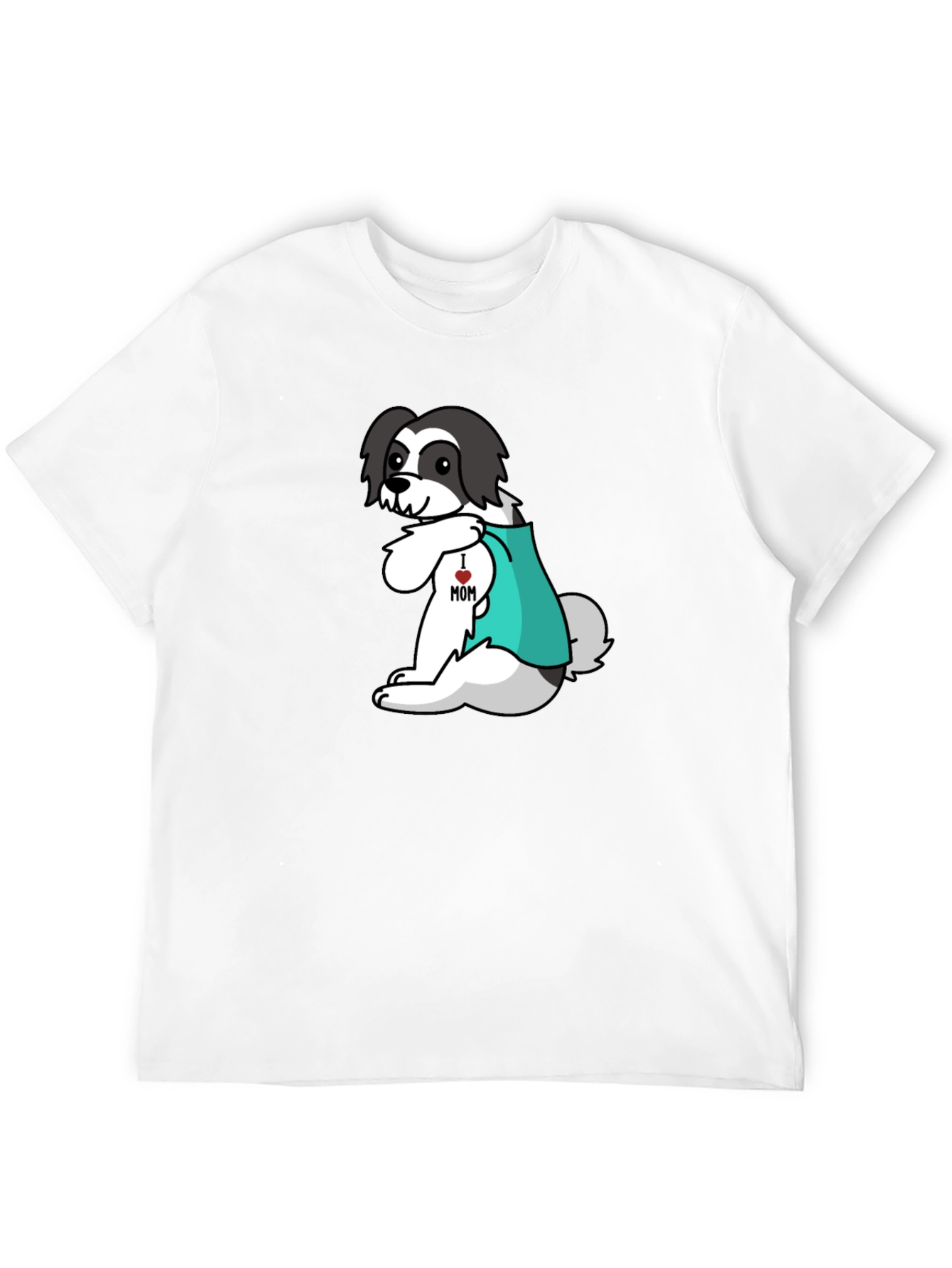 I Heart Mom Dog T-Shirt - Cute Puppy Tee
