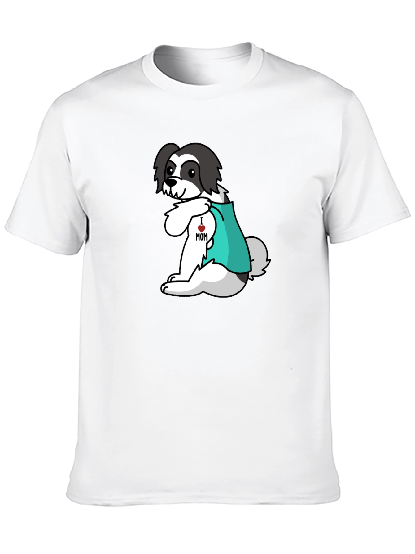 I Heart Mom Dog T-Shirt - Cute Puppy Tee