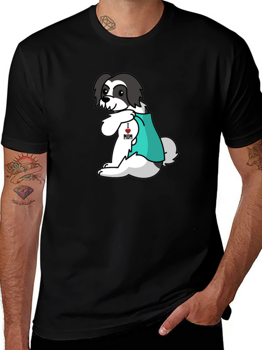 I Heart Mom Dog T-Shirt - Cute Puppy Tee