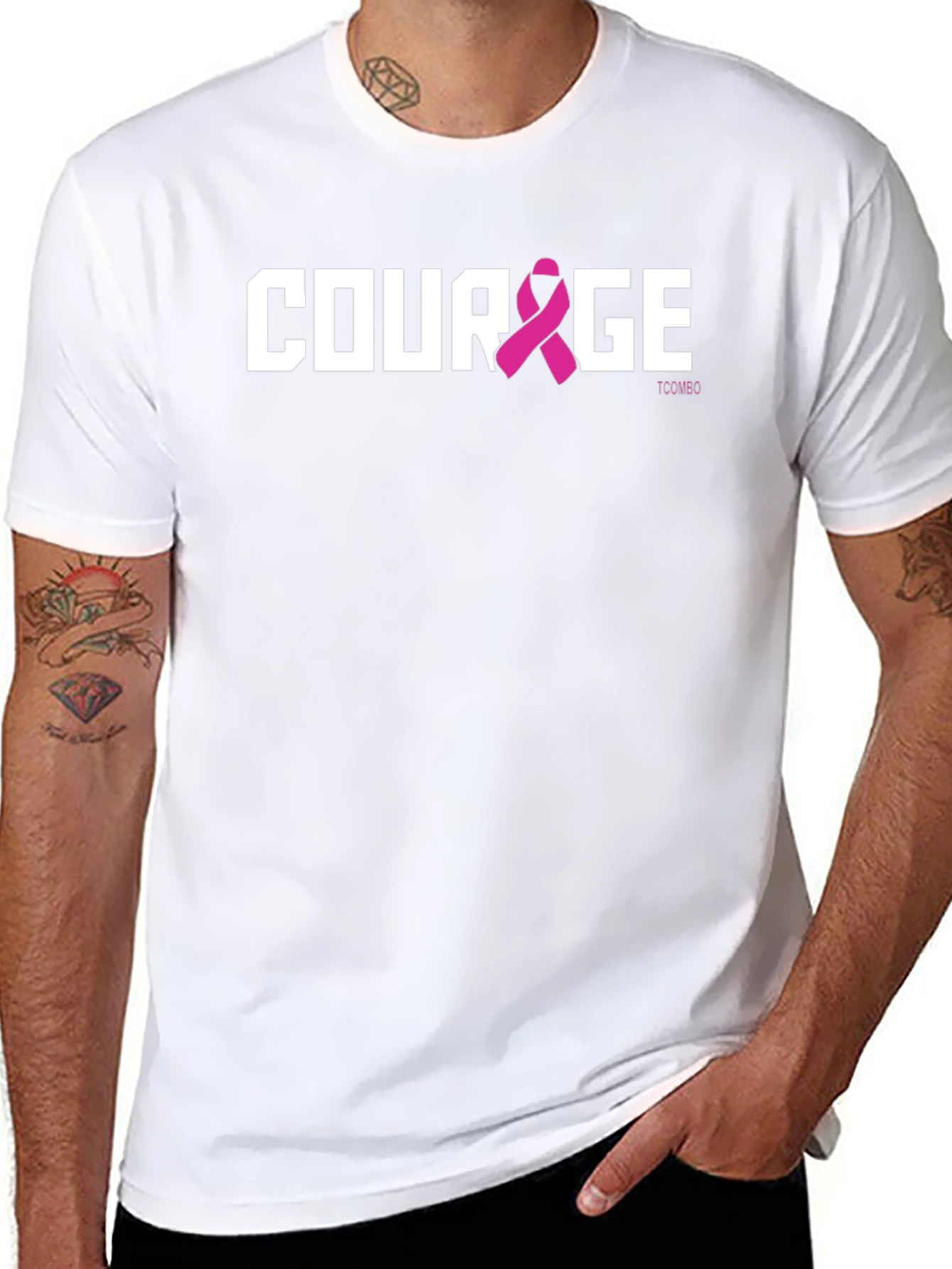 Courage Breast Cancer Awareness T-Shirt
