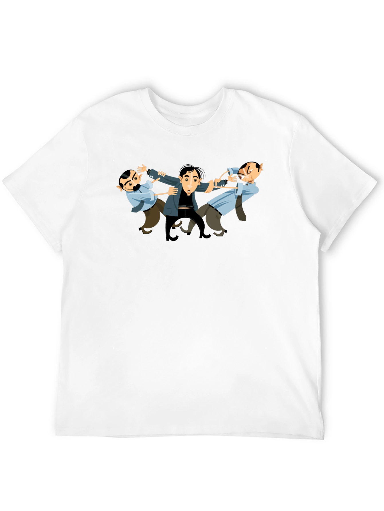 The Three Stooges T-Shirt - Black Cotton Tee