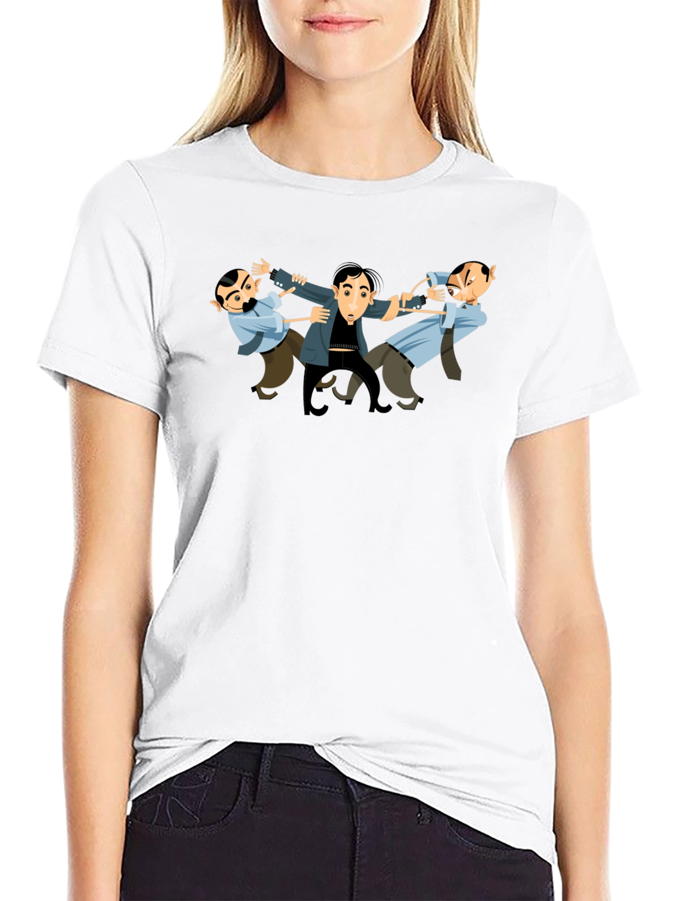 The Three Stooges T-Shirt - Black Cotton Tee