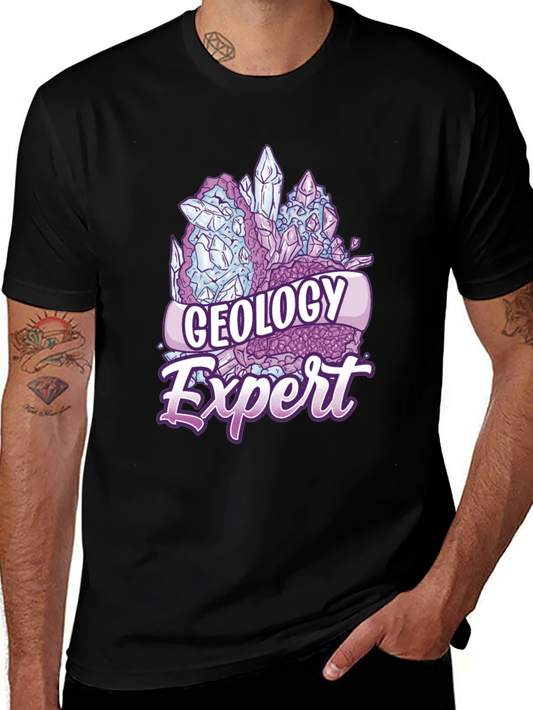 Geology Expert T-Shirt - Crystal Design