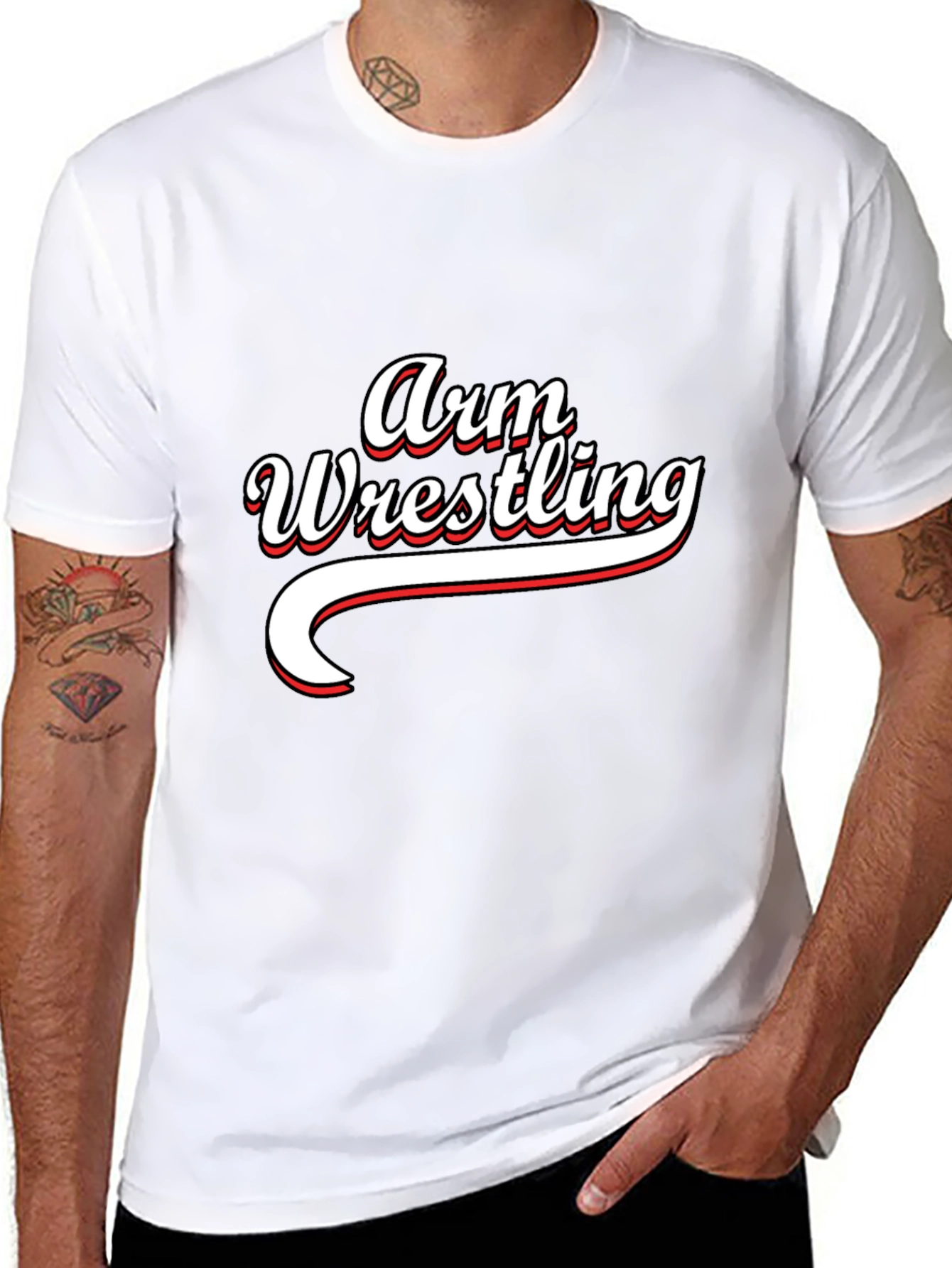 Arm Wrestling Graphic T-Shirt