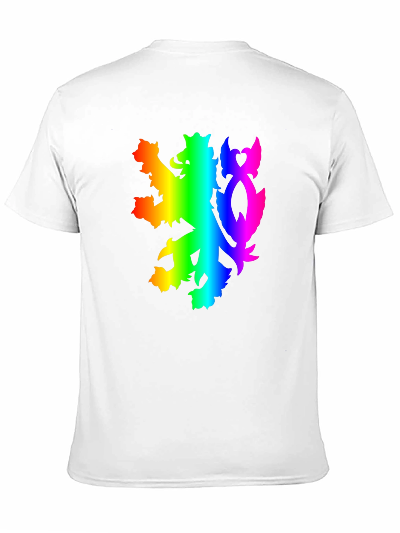 Rainbow Lion Crest Graphic Tee - Pride Shirt