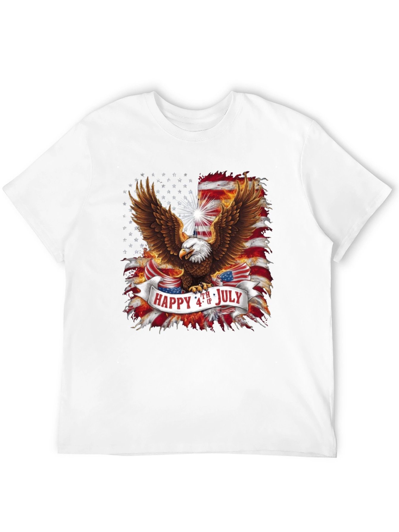 Patriotic Eagle 4th of July Graphic Tee