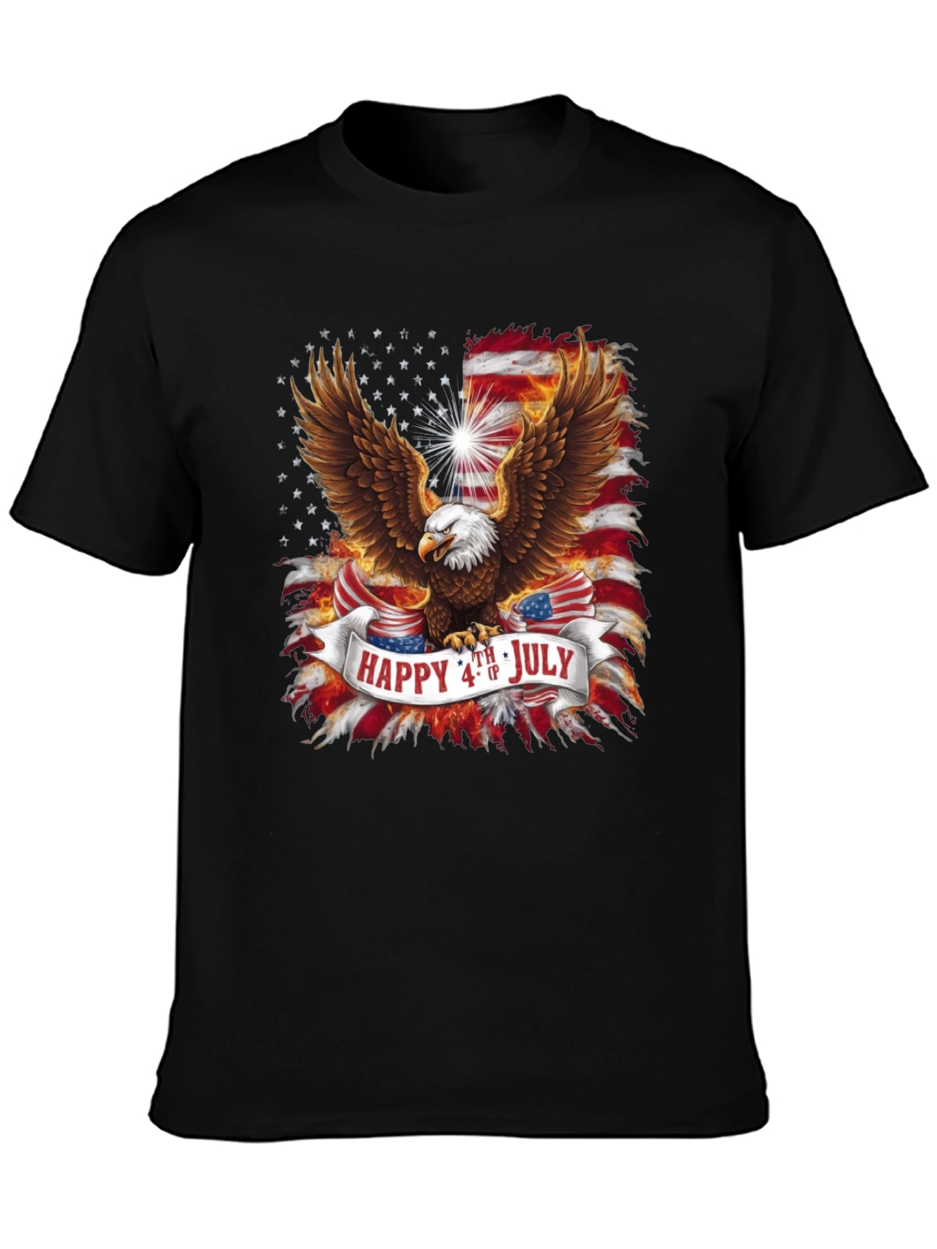 Patriotic Eagle 4th of July Graphic Tee