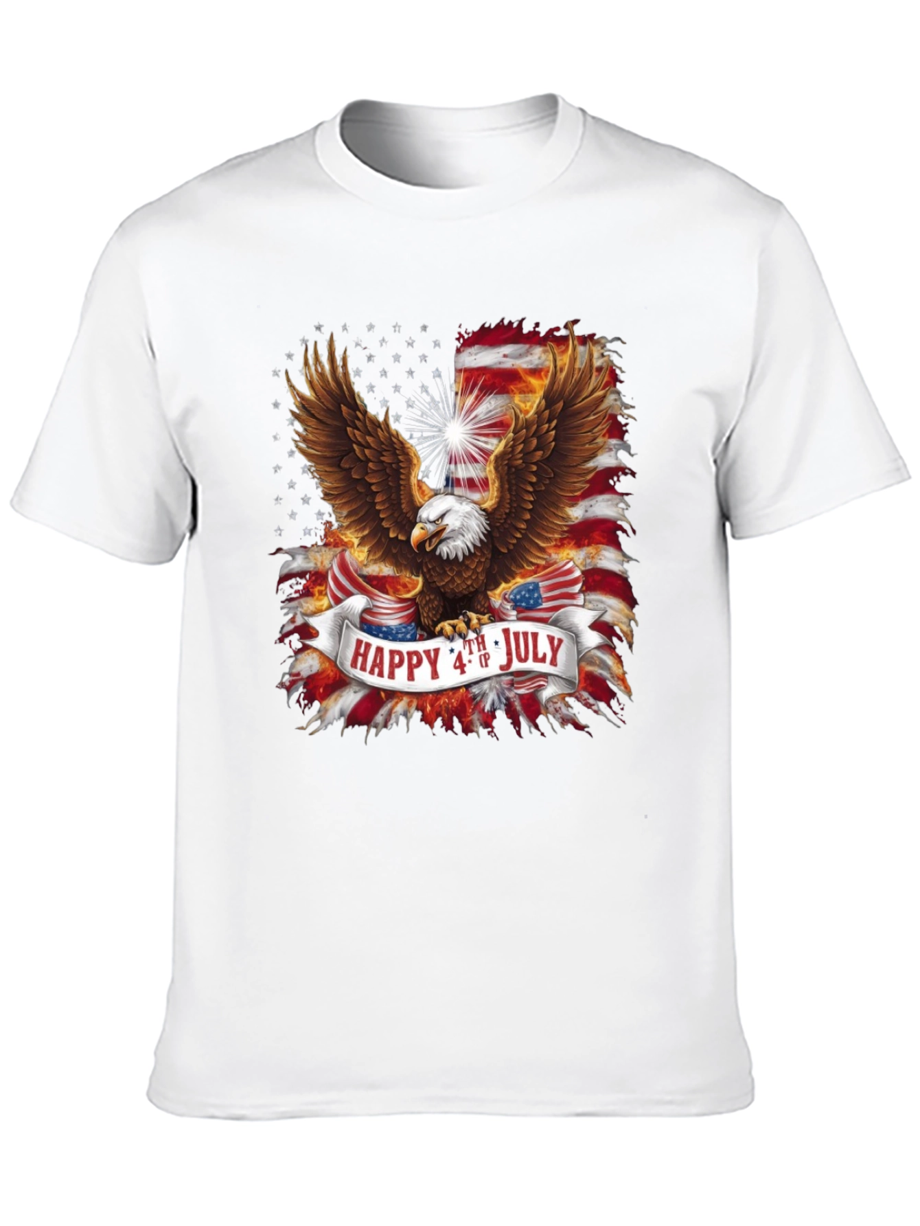 Patriotic Eagle 4th of July Graphic Tee