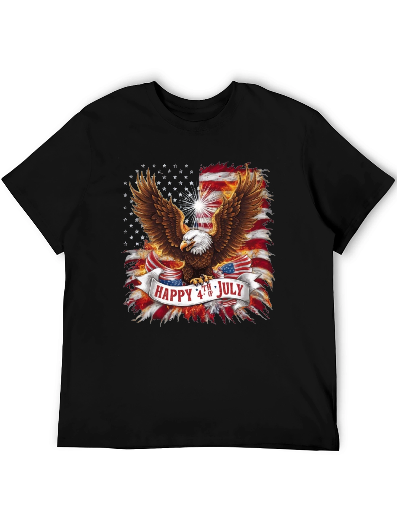 Patriotic Eagle 4th of July Graphic Tee