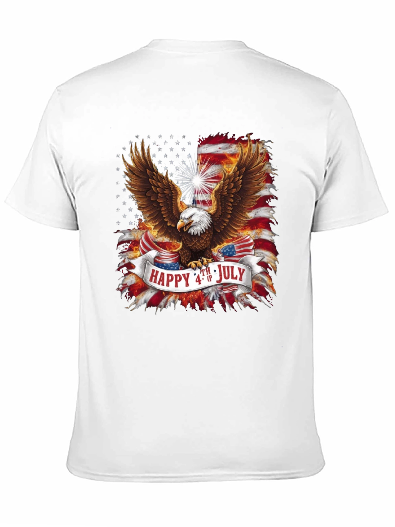 Patriotic Eagle 4th of July Graphic Tee