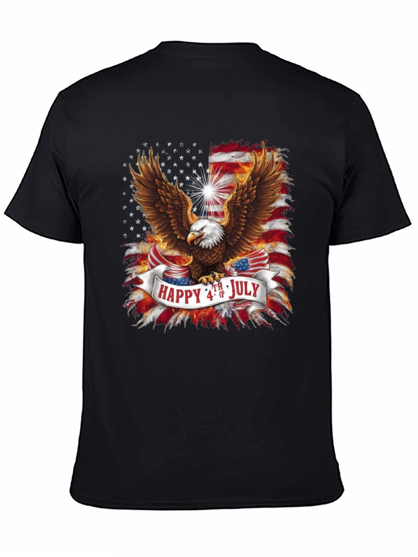 Patriotic Eagle 4th of July Graphic Tee