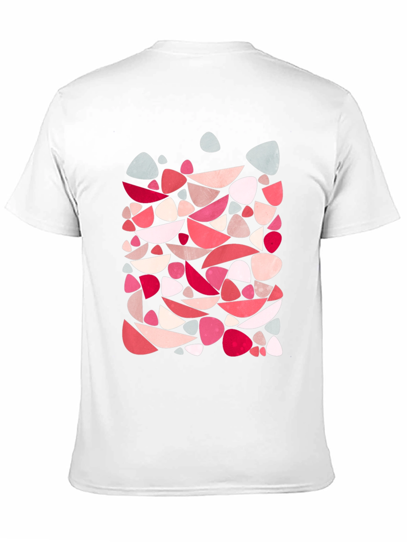 Abstract Shapes Mens Black T-Shirt
