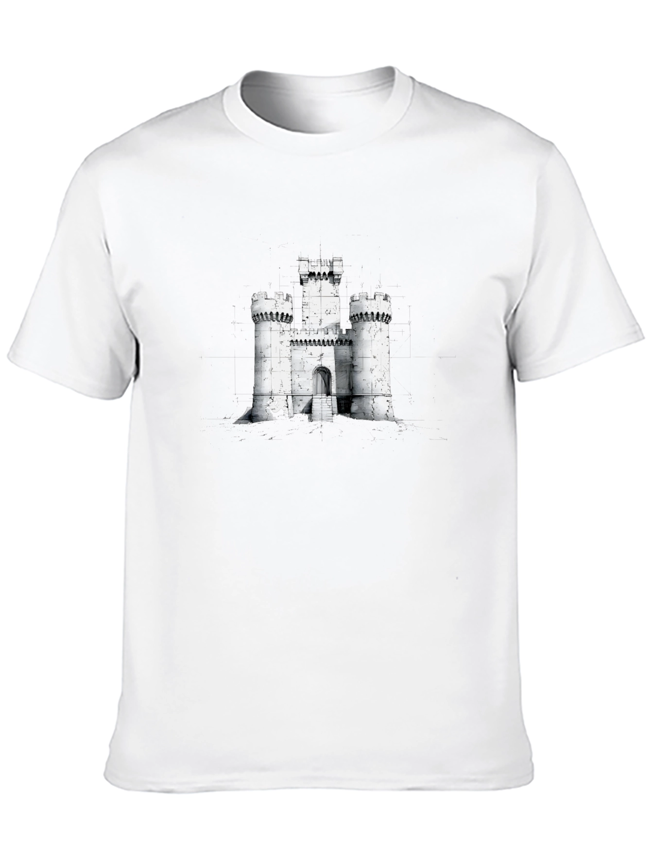Castle Graphic T-Shirt - Black