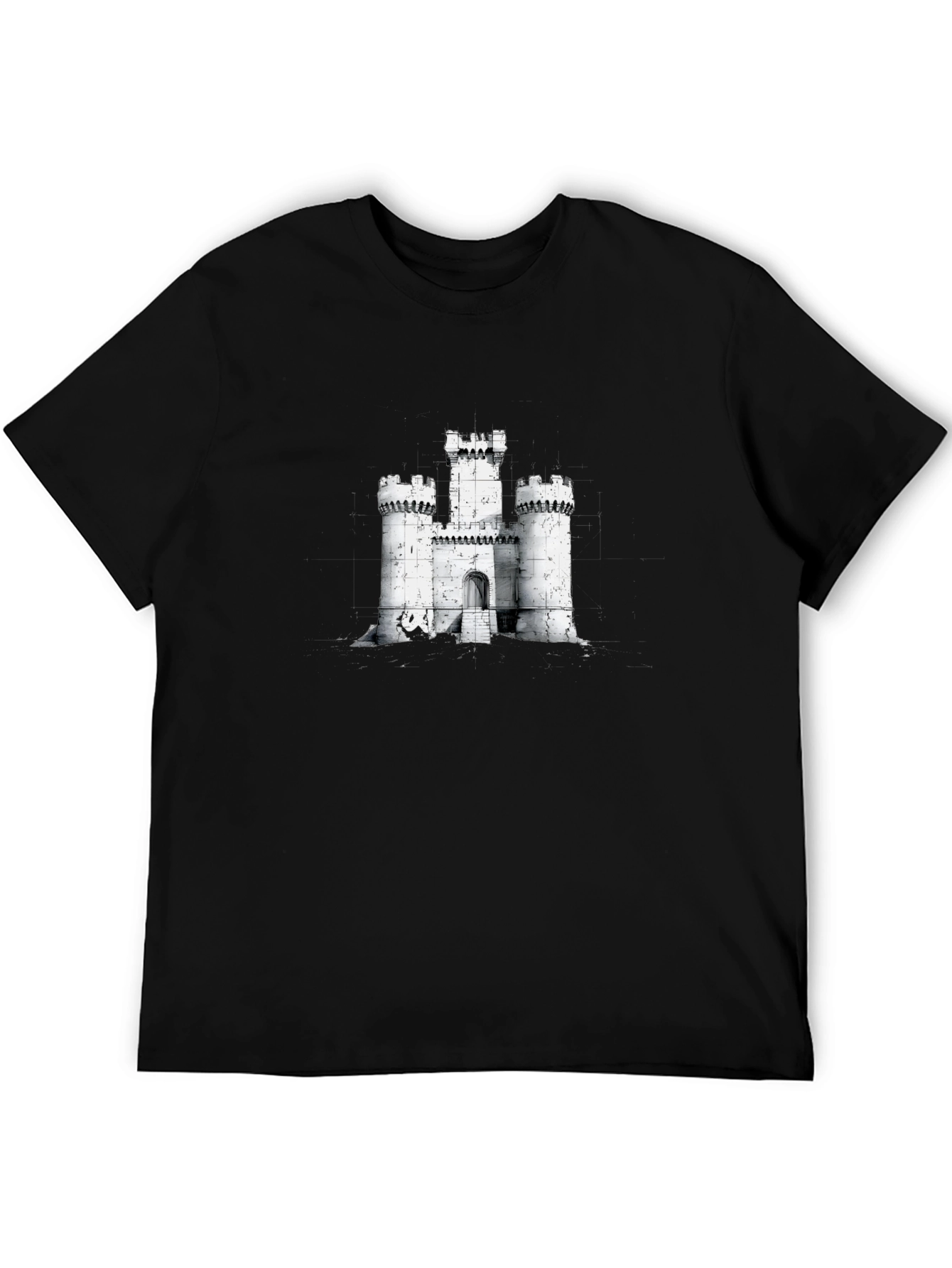 Castle Graphic T-Shirt - Black